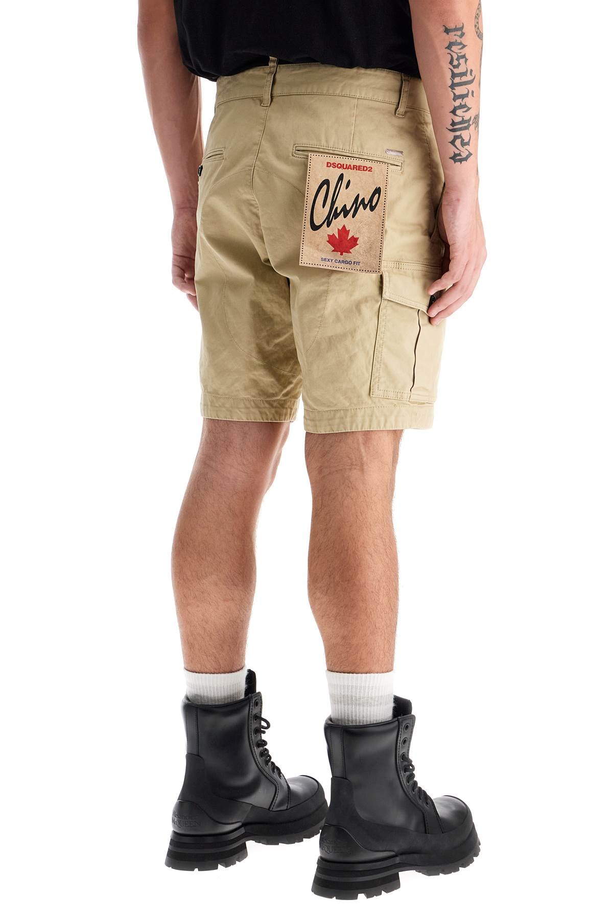 Dsquared2 Sexy Cargo Bermuda Shorts For