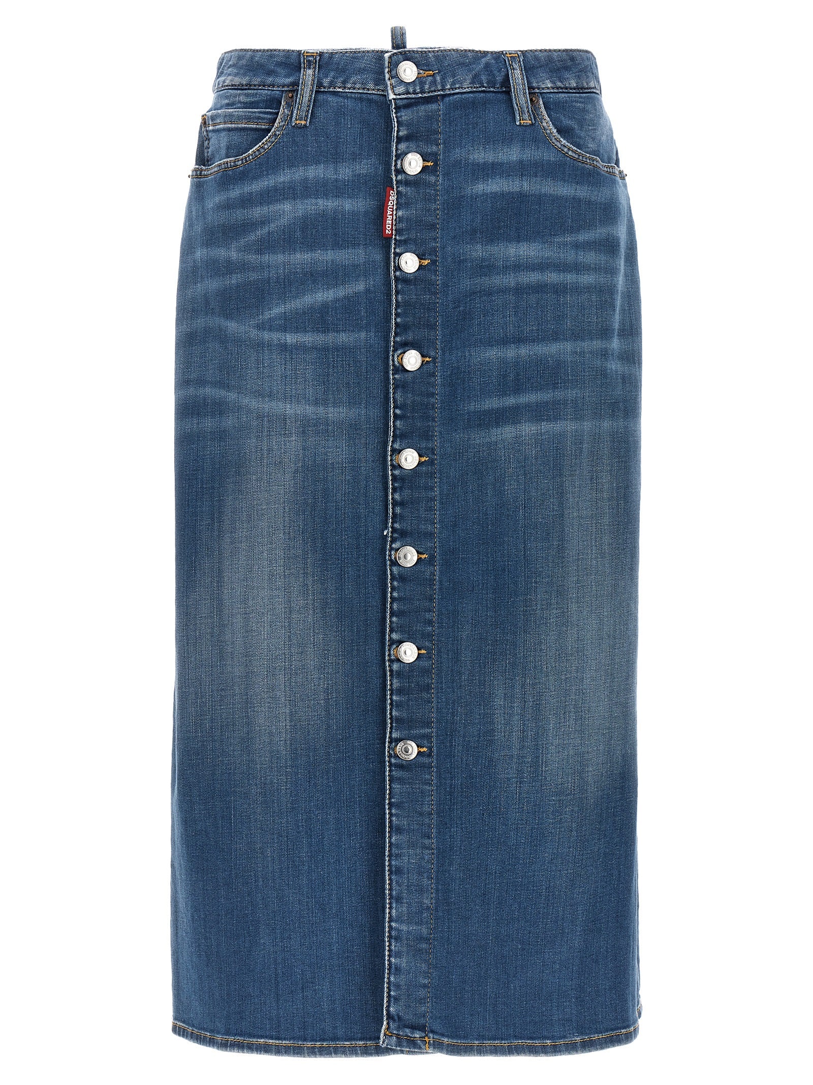 Dsquared2 Denim Long Skirt