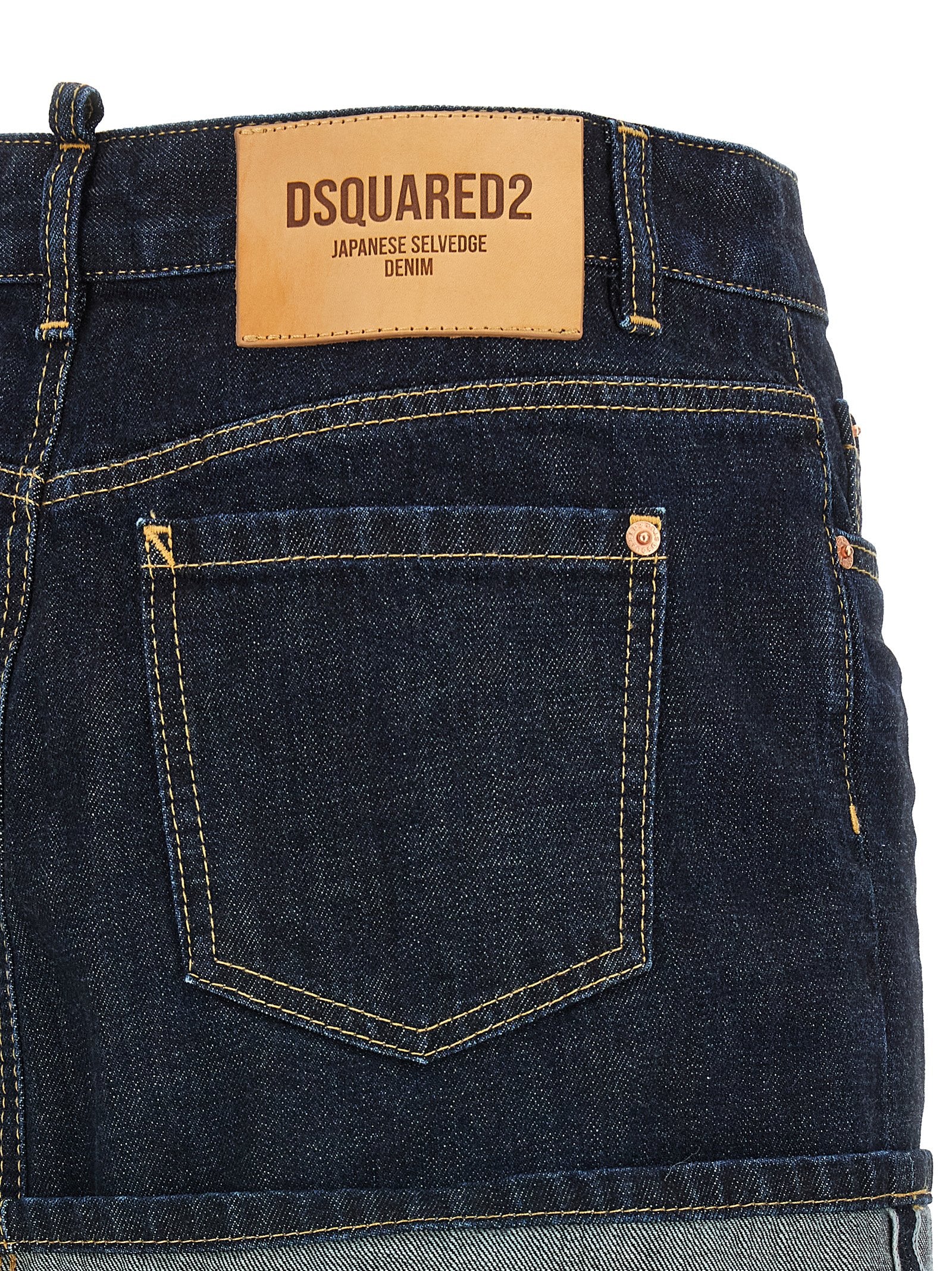 Dsquared2 'Cimosa Authentic Japanese Denim' Skirt