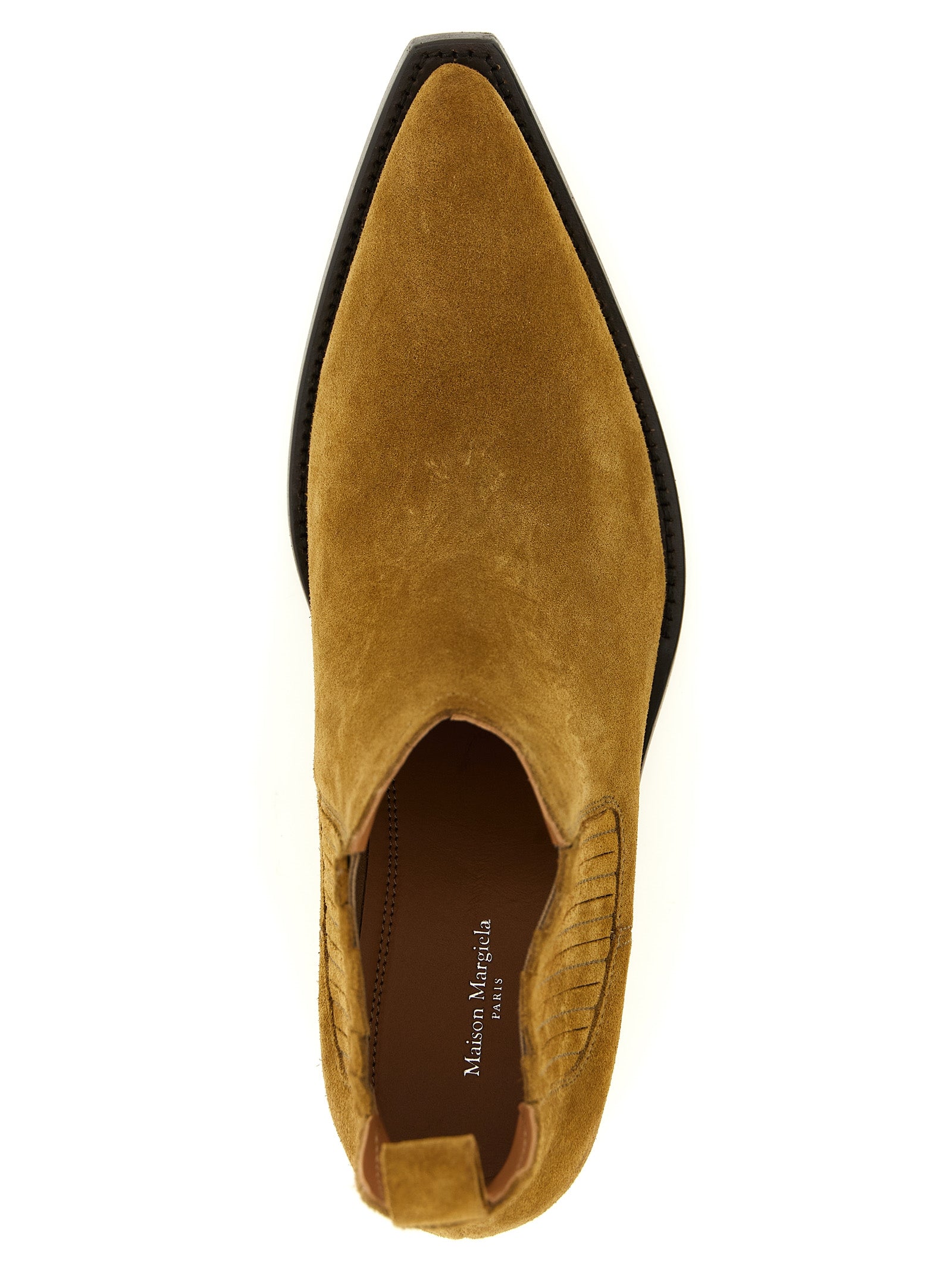 Maison Margiela 'Western Chelsea Heel-Less' Ankle Boots