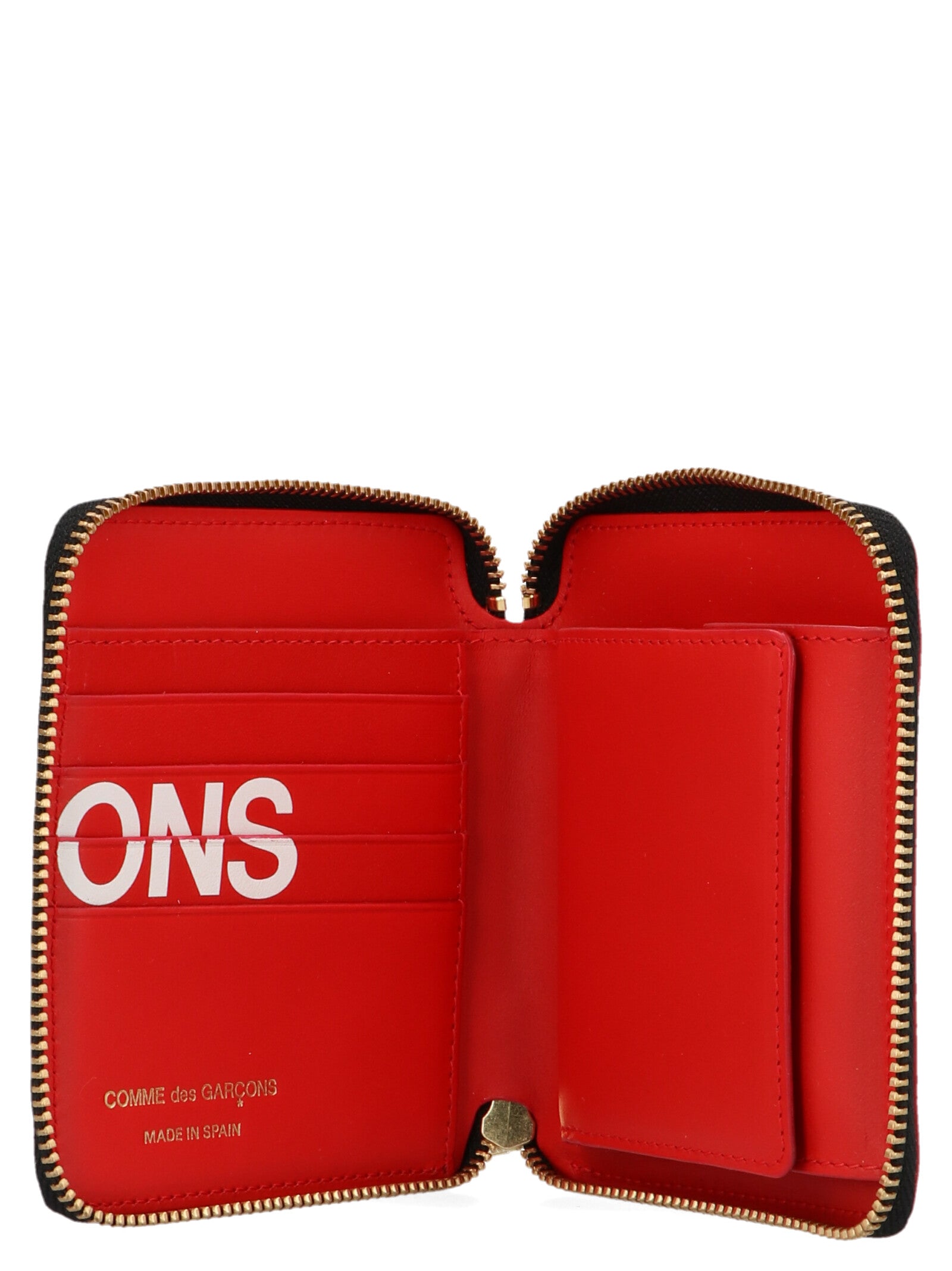 Comme Des Garçons Wallet Logo Print Wallet