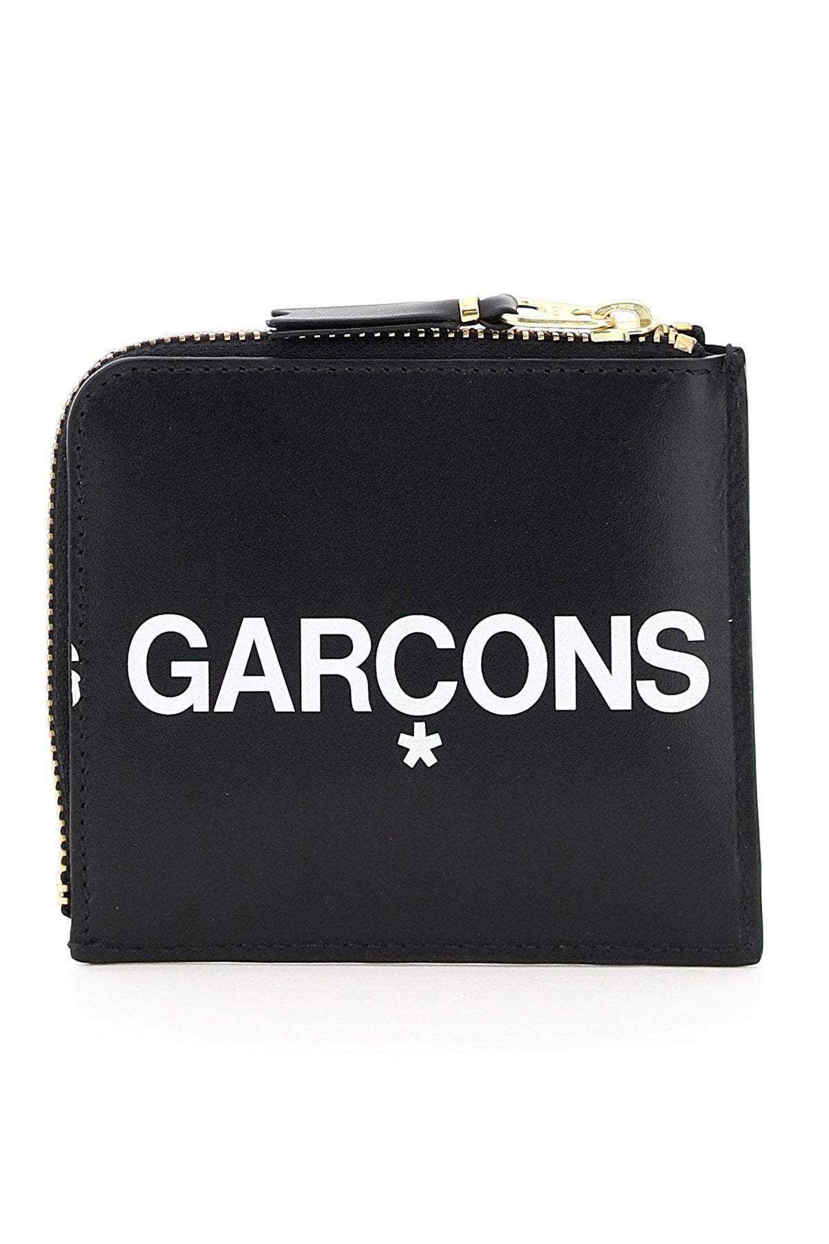 Comme Des Garcons Wallet Maxi Logo Wallet Black