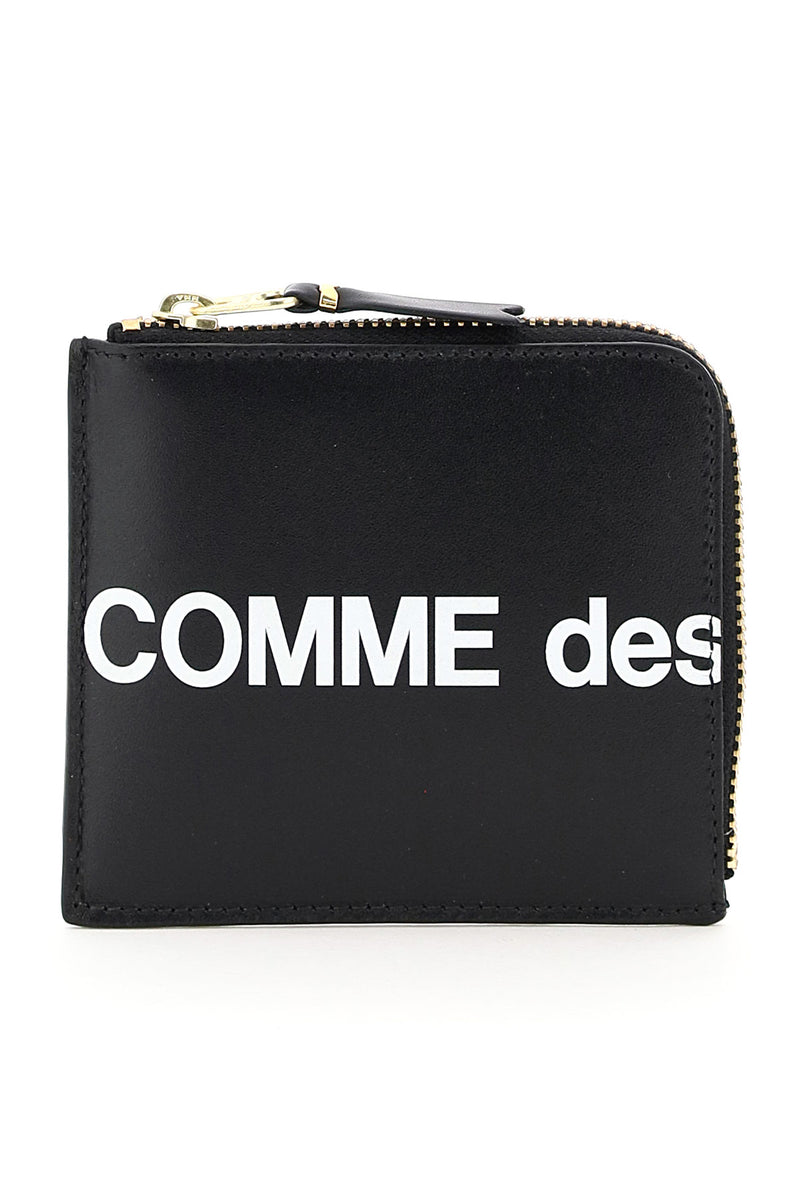 Comme Des Garcons Wallet Maxi Logo Wallet Black