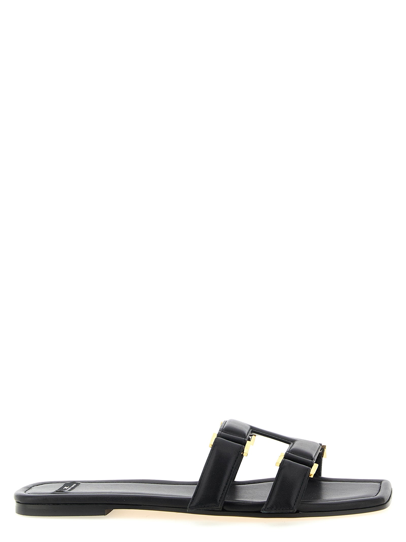 Elisabetta Franchi Nappa Leather Sandals