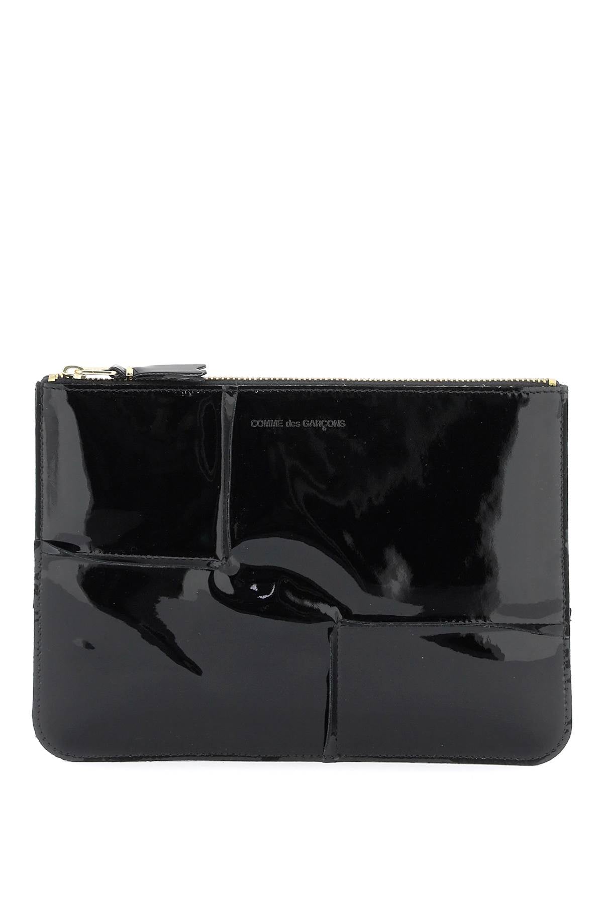 Comme Des Garcons Wallet Glossy Patent Leather