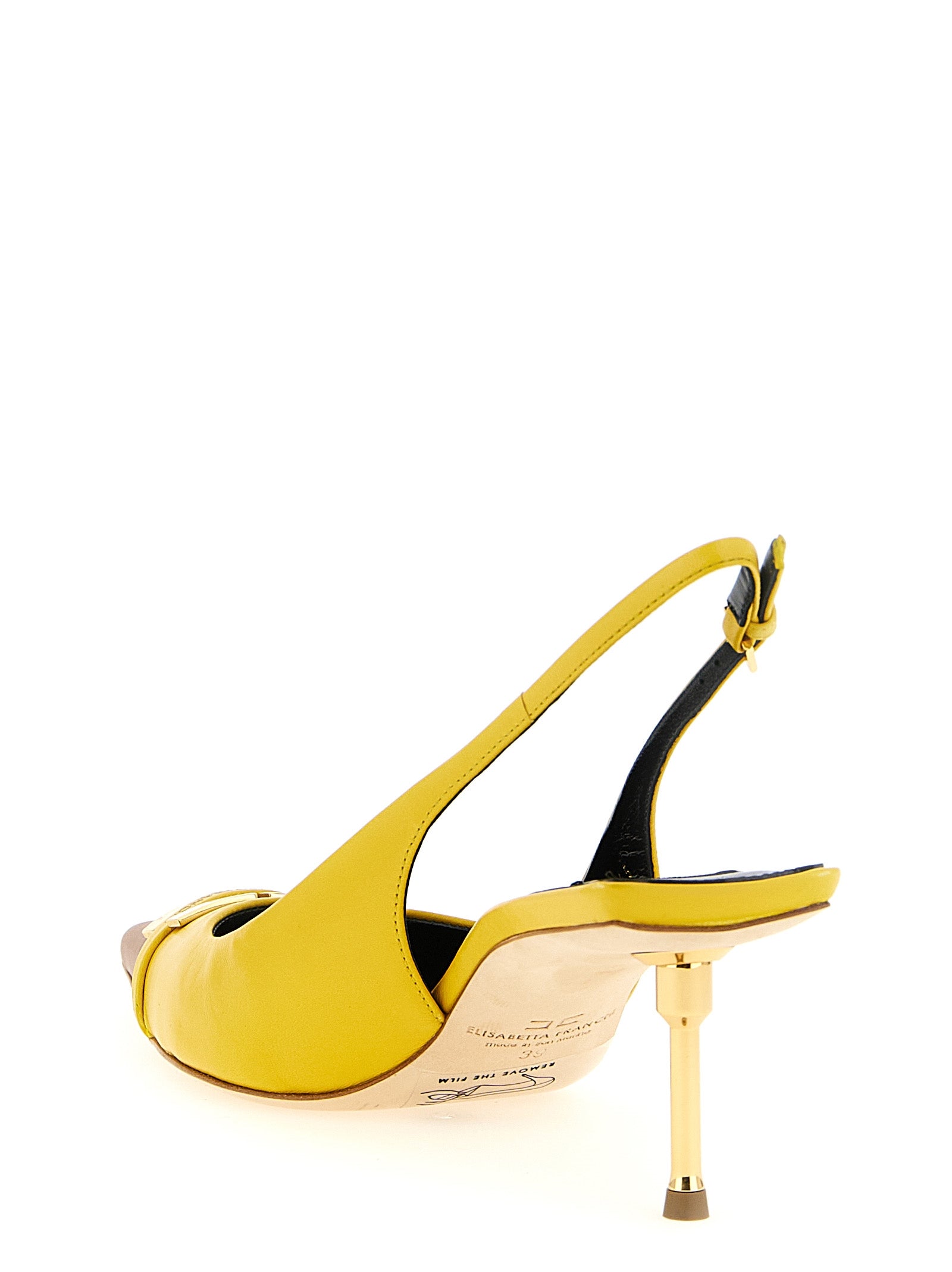 Elisabetta Franchi Leather Slingback