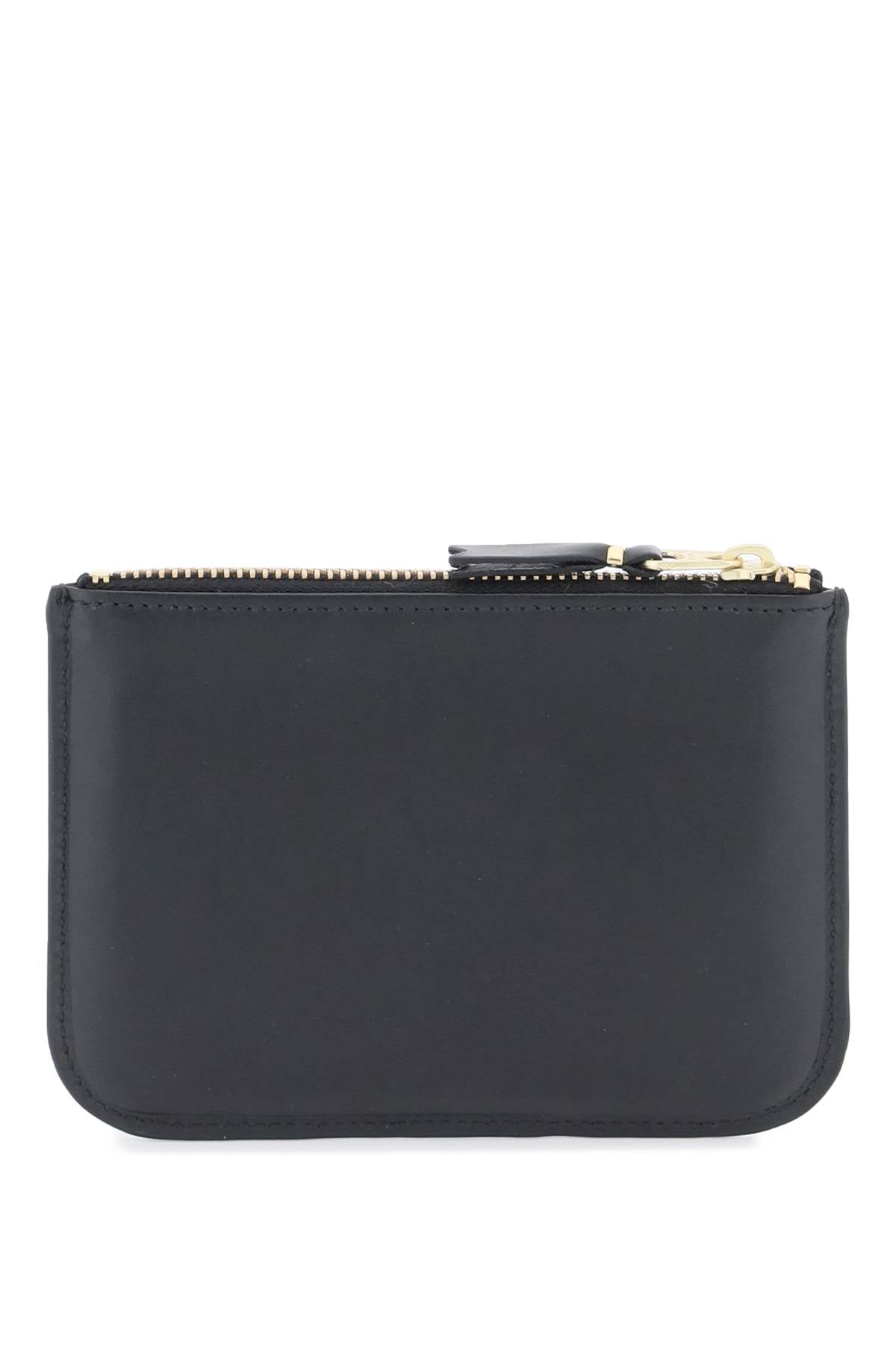 Comme Des Garcons Wallet Leather Mini Pouch Black