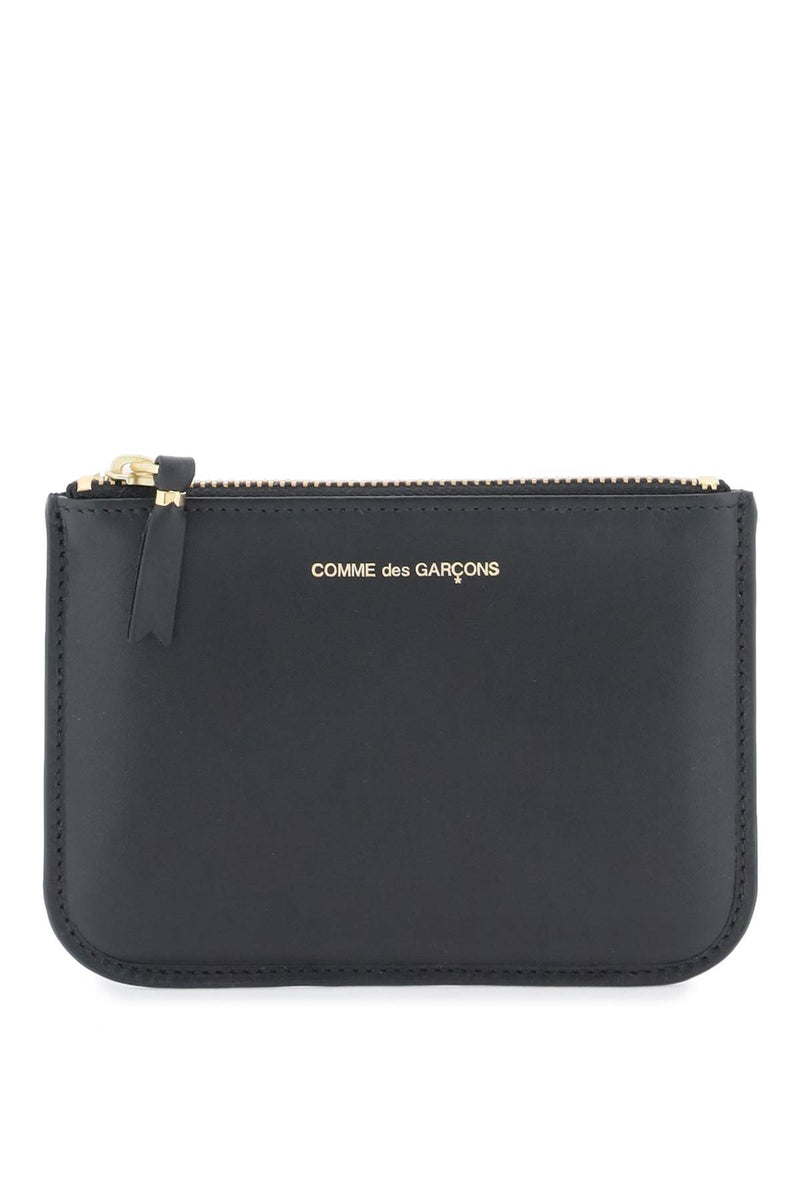 Comme Des Garcons Wallet Leather Mini Pouch Black