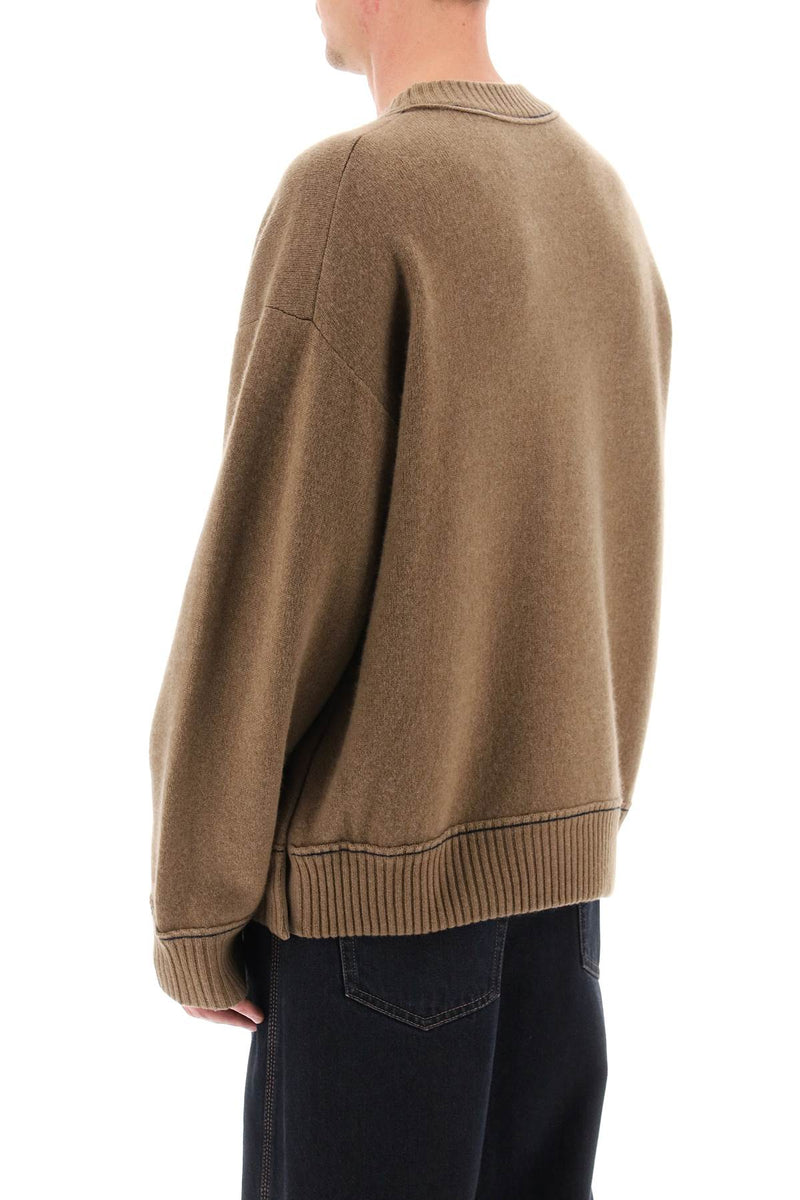 Sacai Cachemire Pullover Beige