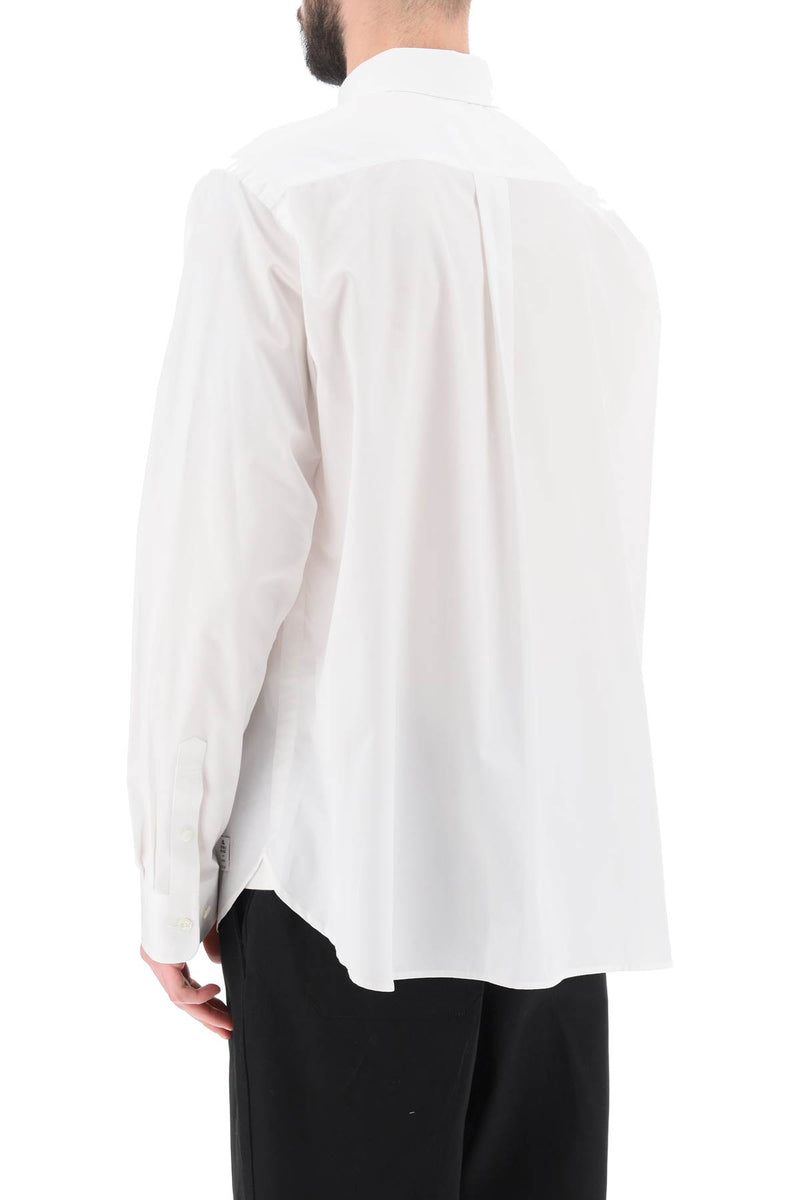 Sacai Thomas Mason Cotton Poplin Shirt White