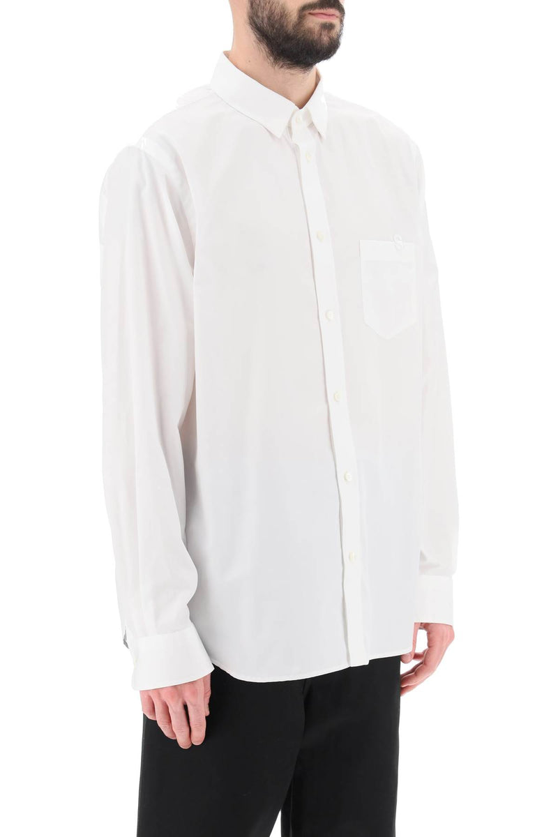 Sacai Thomas Mason Cotton Poplin Shirt White