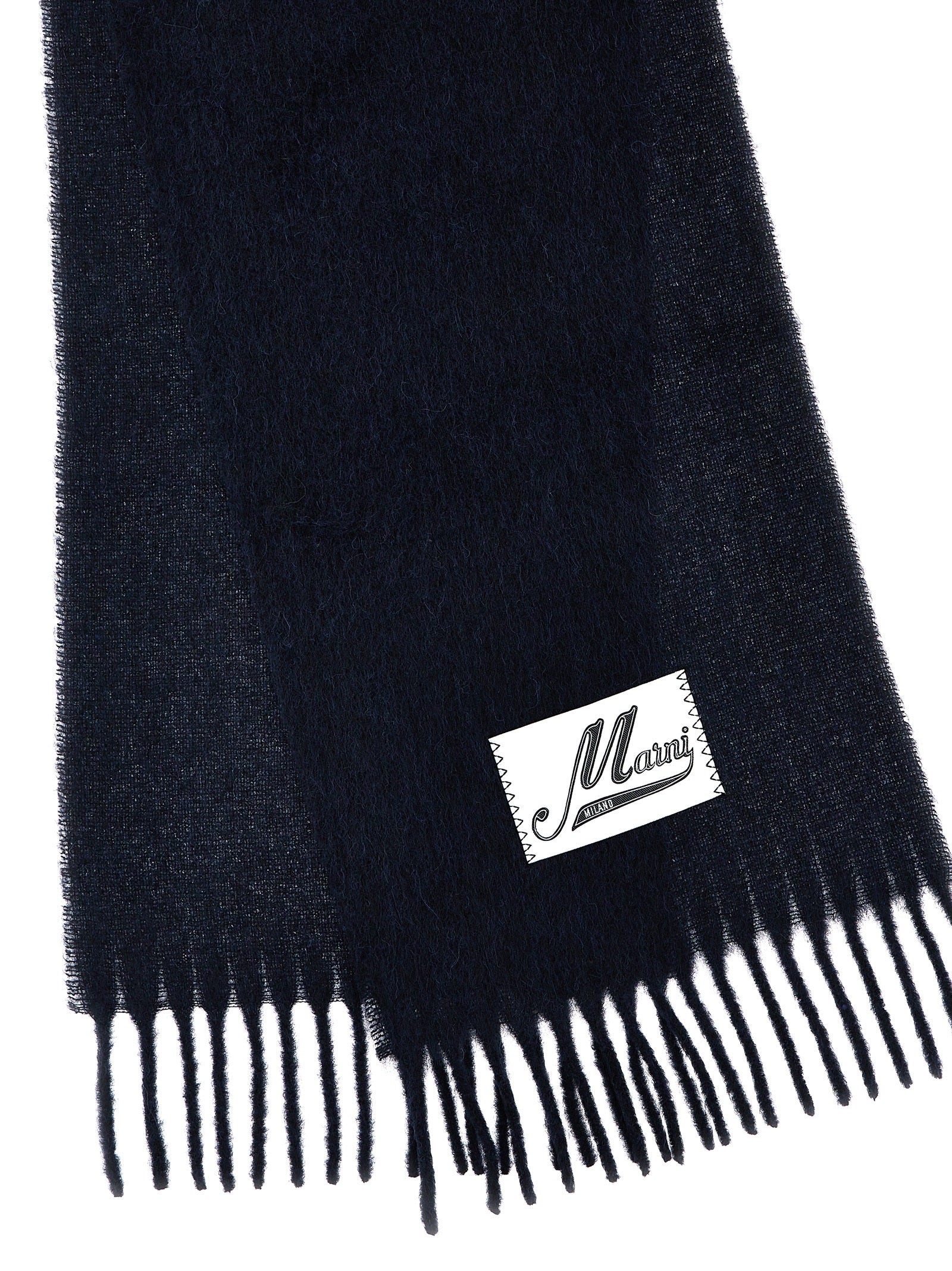 Marni Logo Patch Scarf