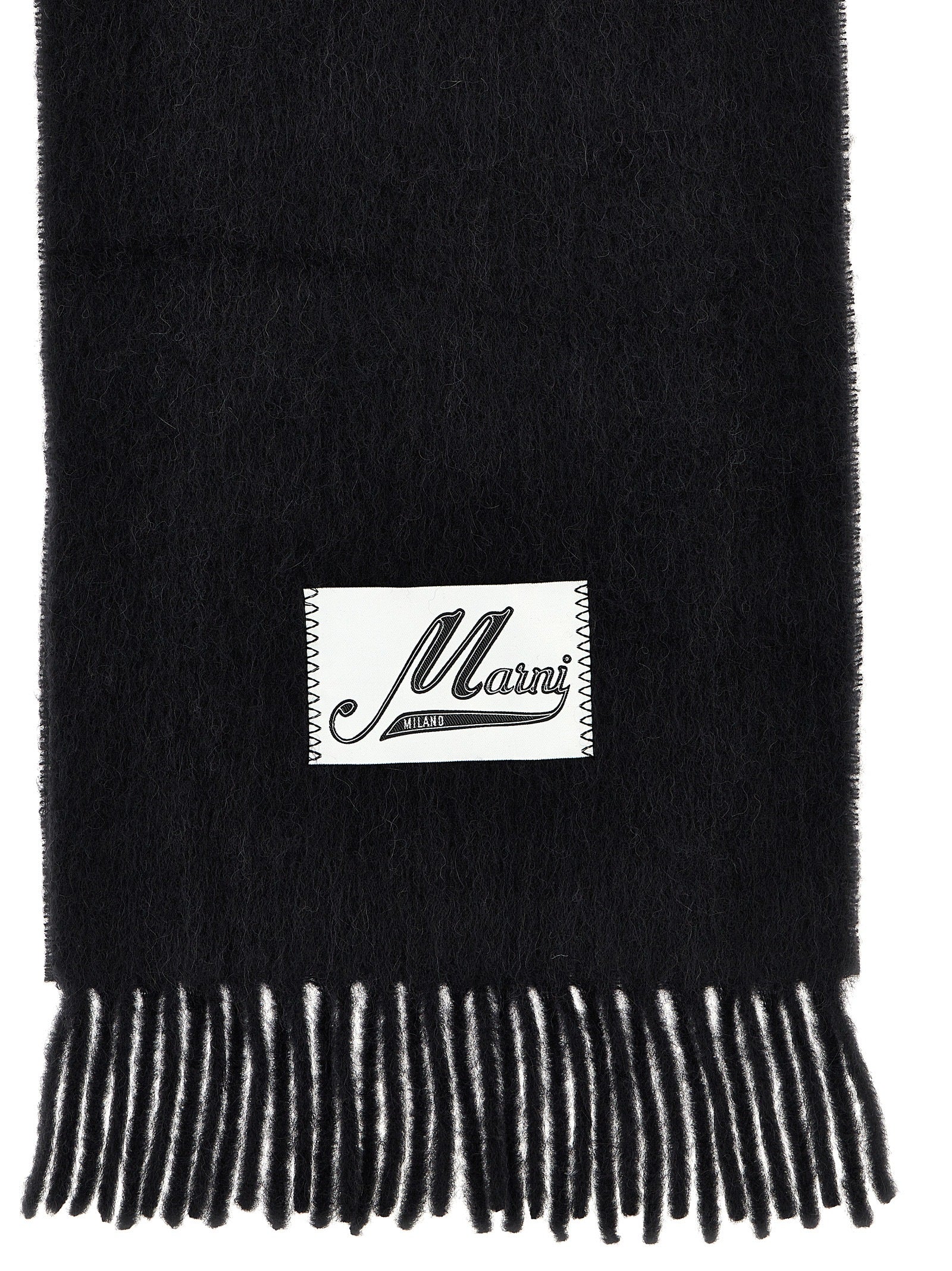 Marni Logo Patch Scarf