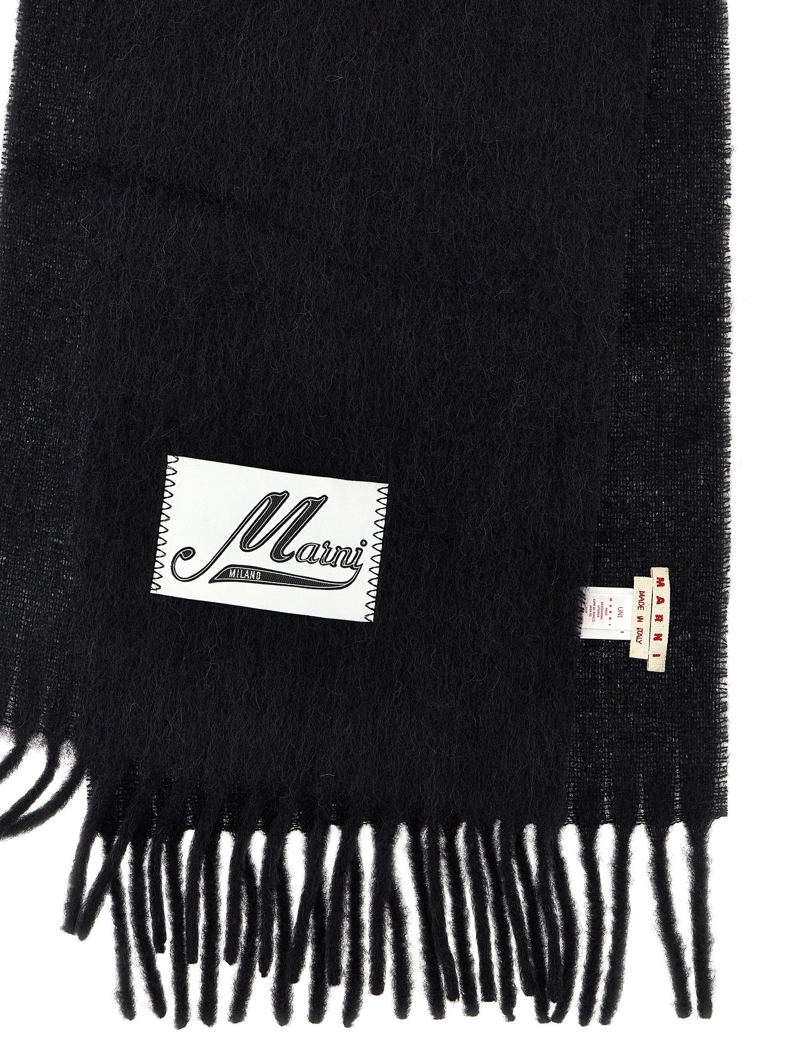 Marni Logo Patch Scarf