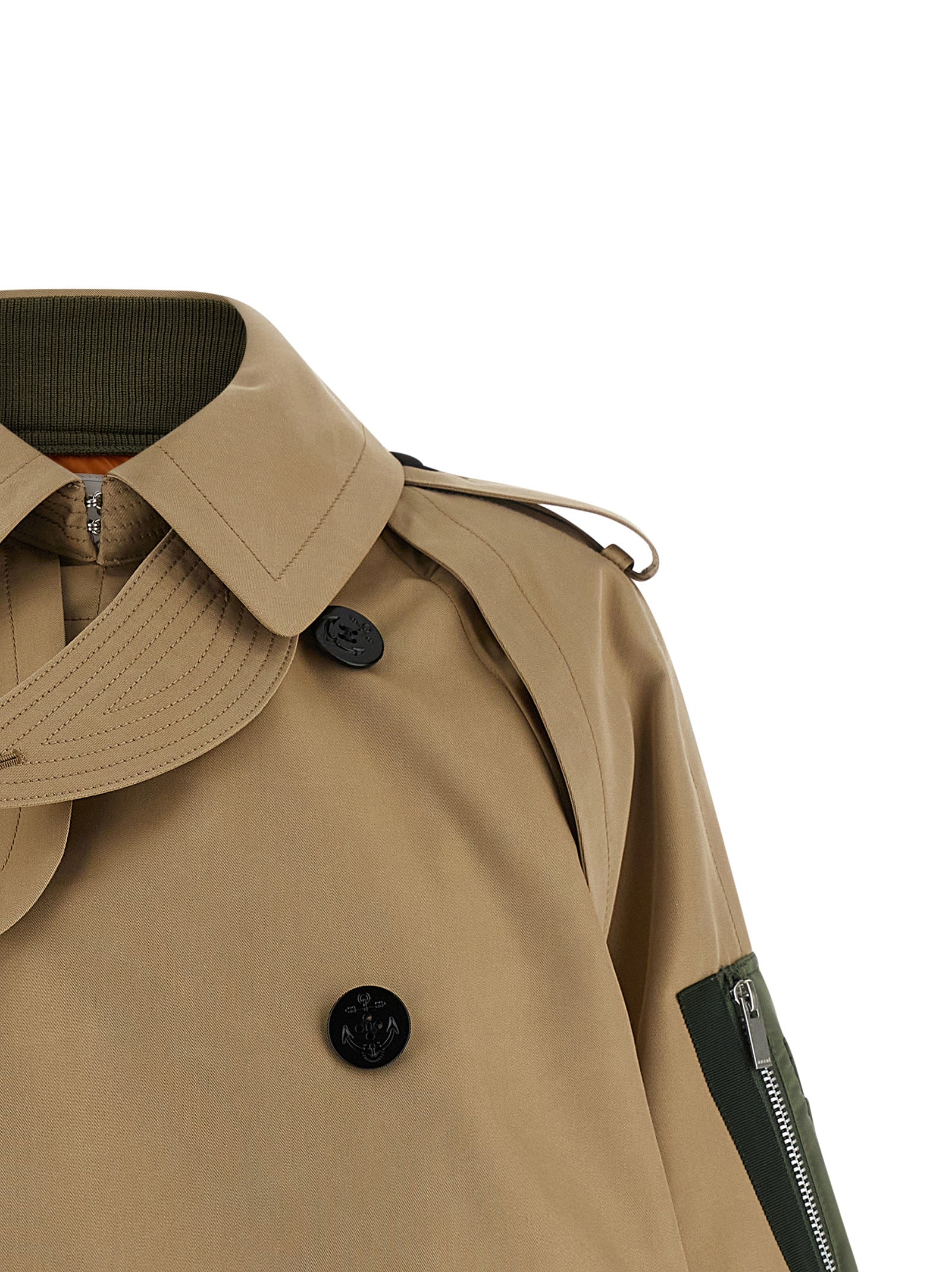 Sacai Double Layer Trench Coat