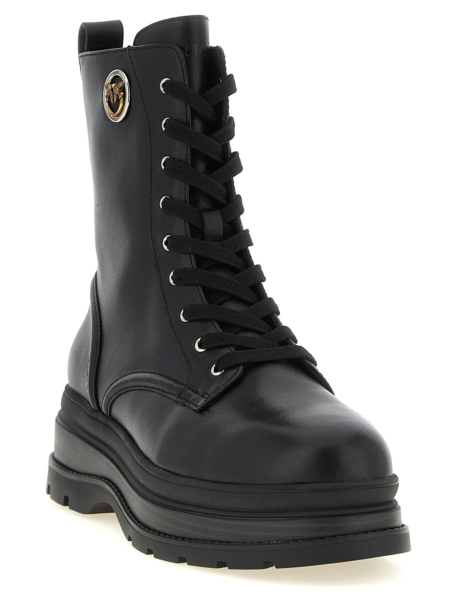 Pinko 'Eva 05' Lace-Up Ankle Boots