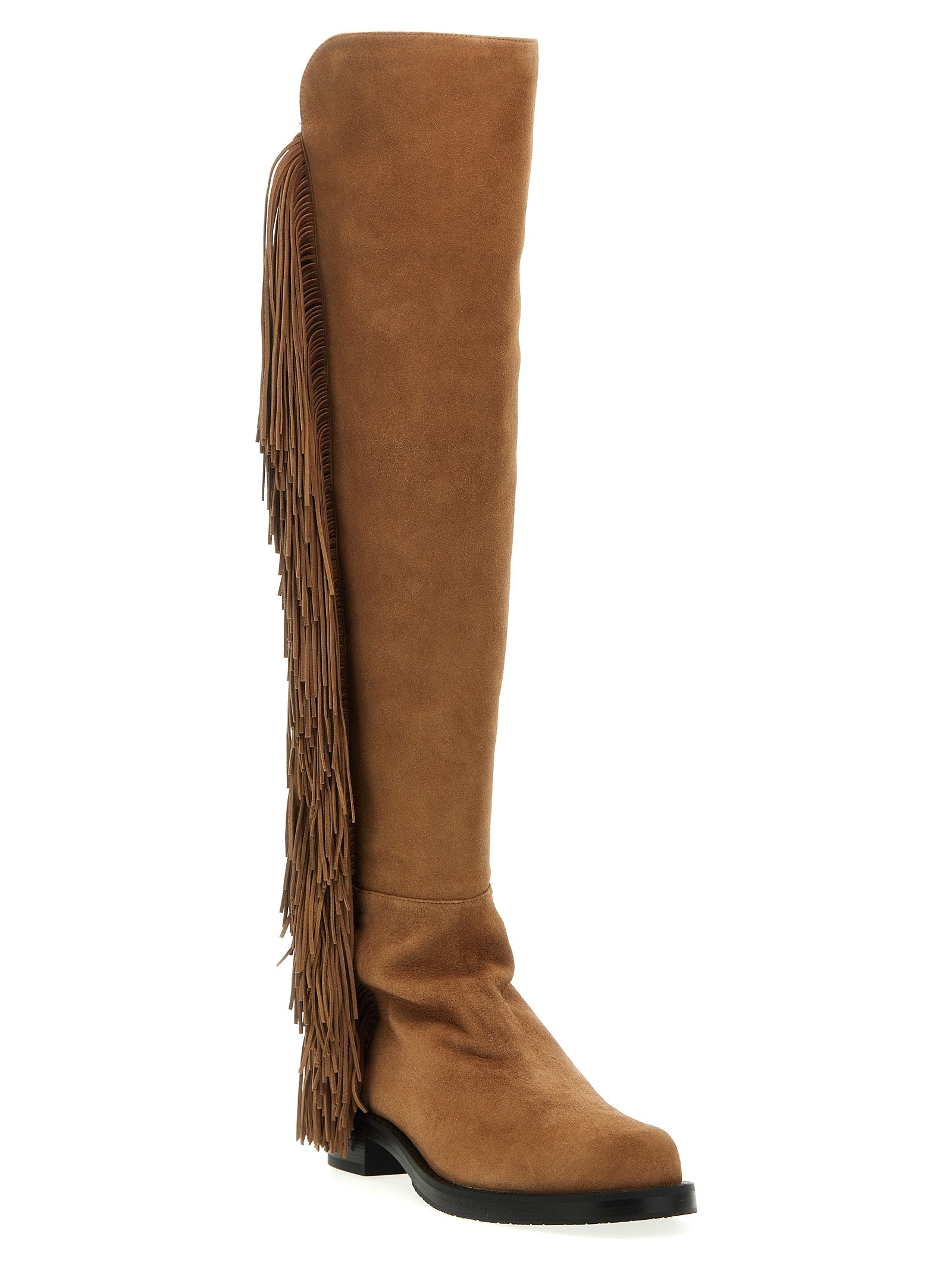 Stuart Weitzman '5050 Bold Fringe' Boots