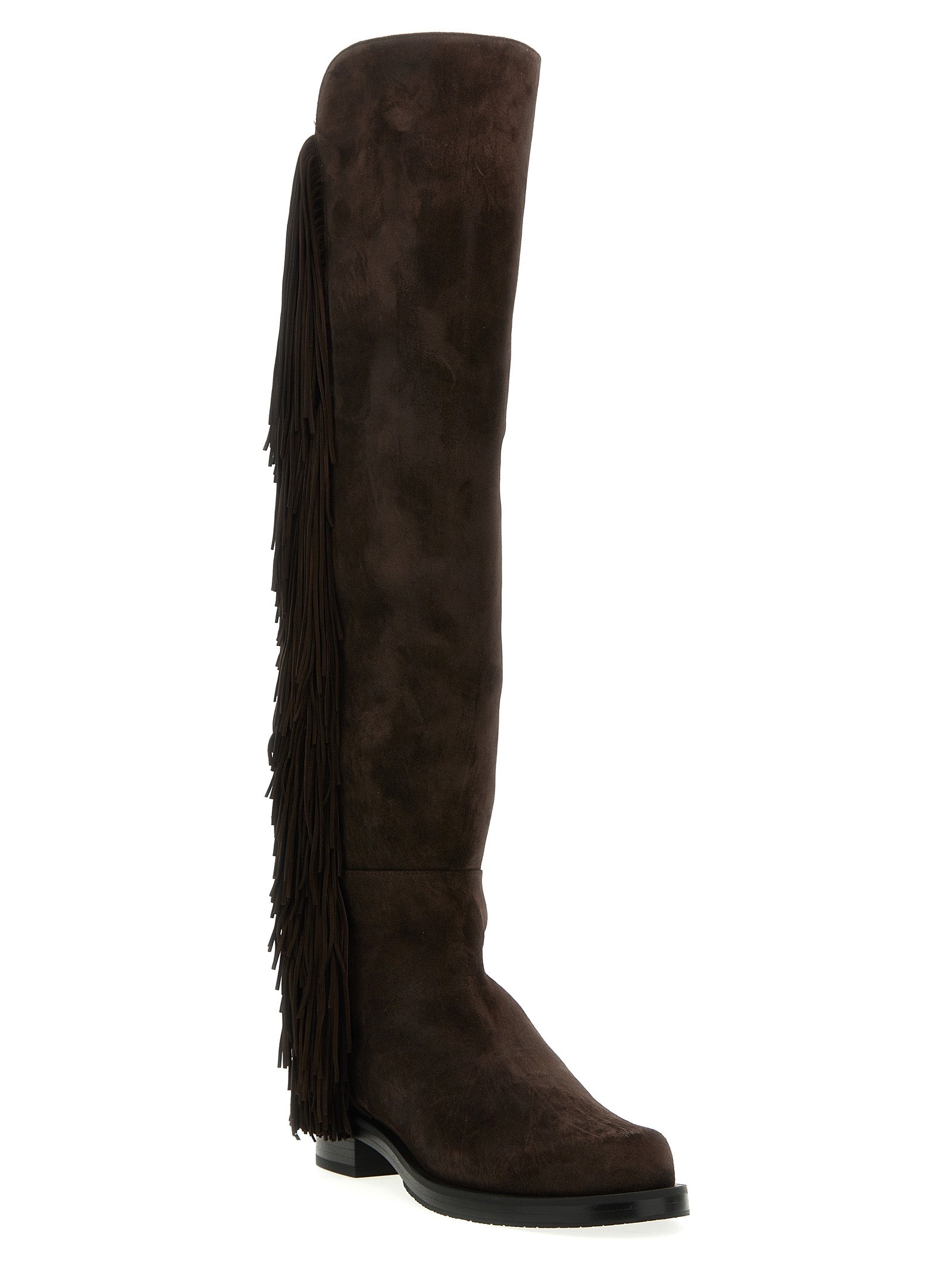 Stuart Weitzman '5050 Bold Fringe' Boots