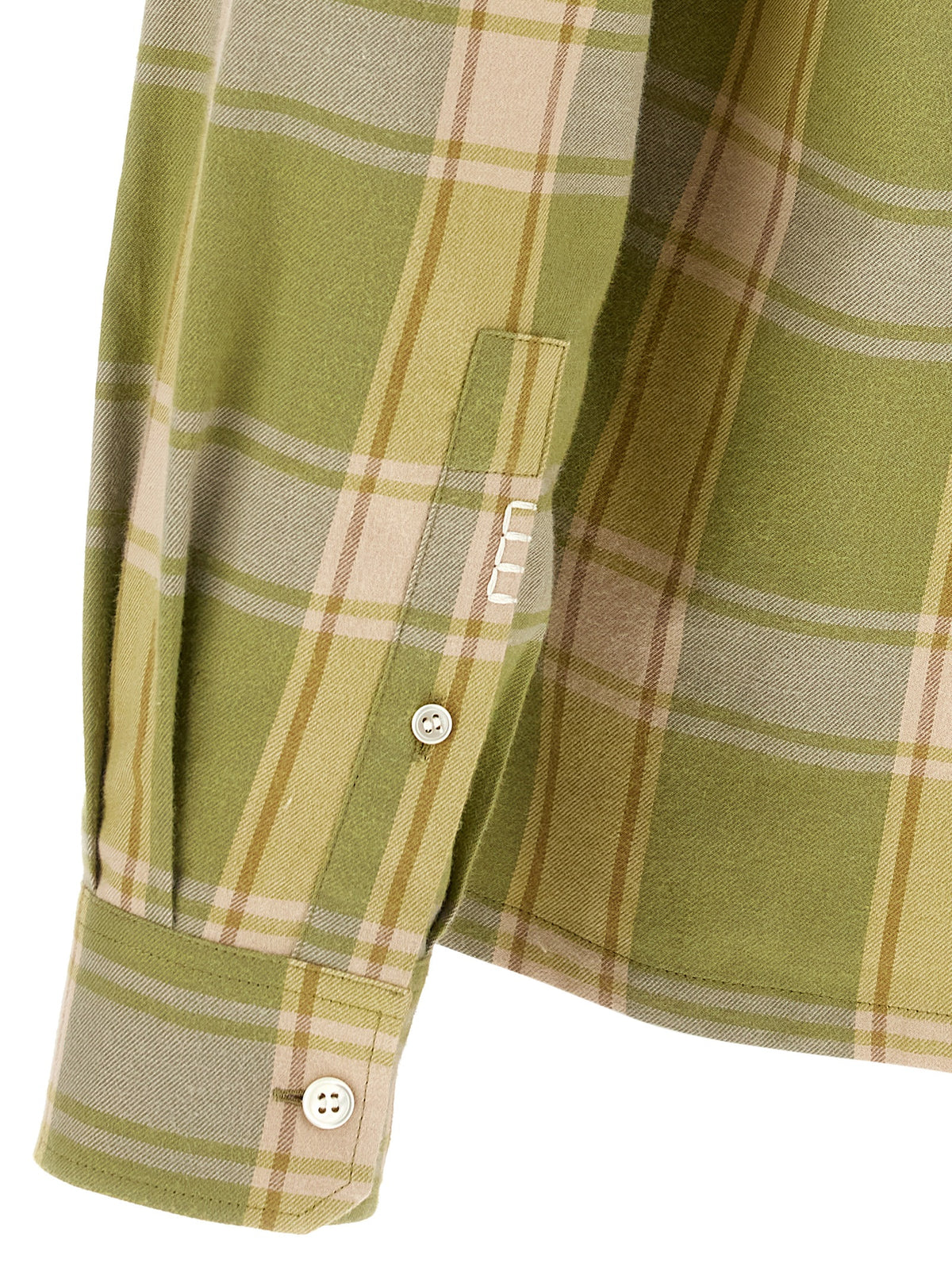 J.W.Anderson Green Check Shirt
