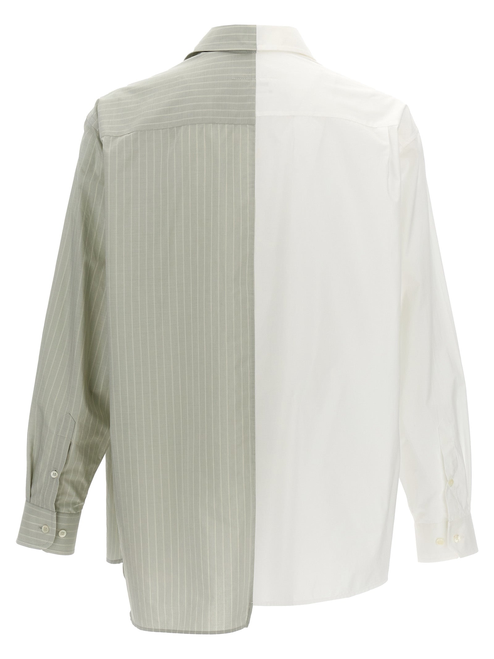 Mm6 Maison Margiela 'Numeric Signature' Asymmetric Shirt