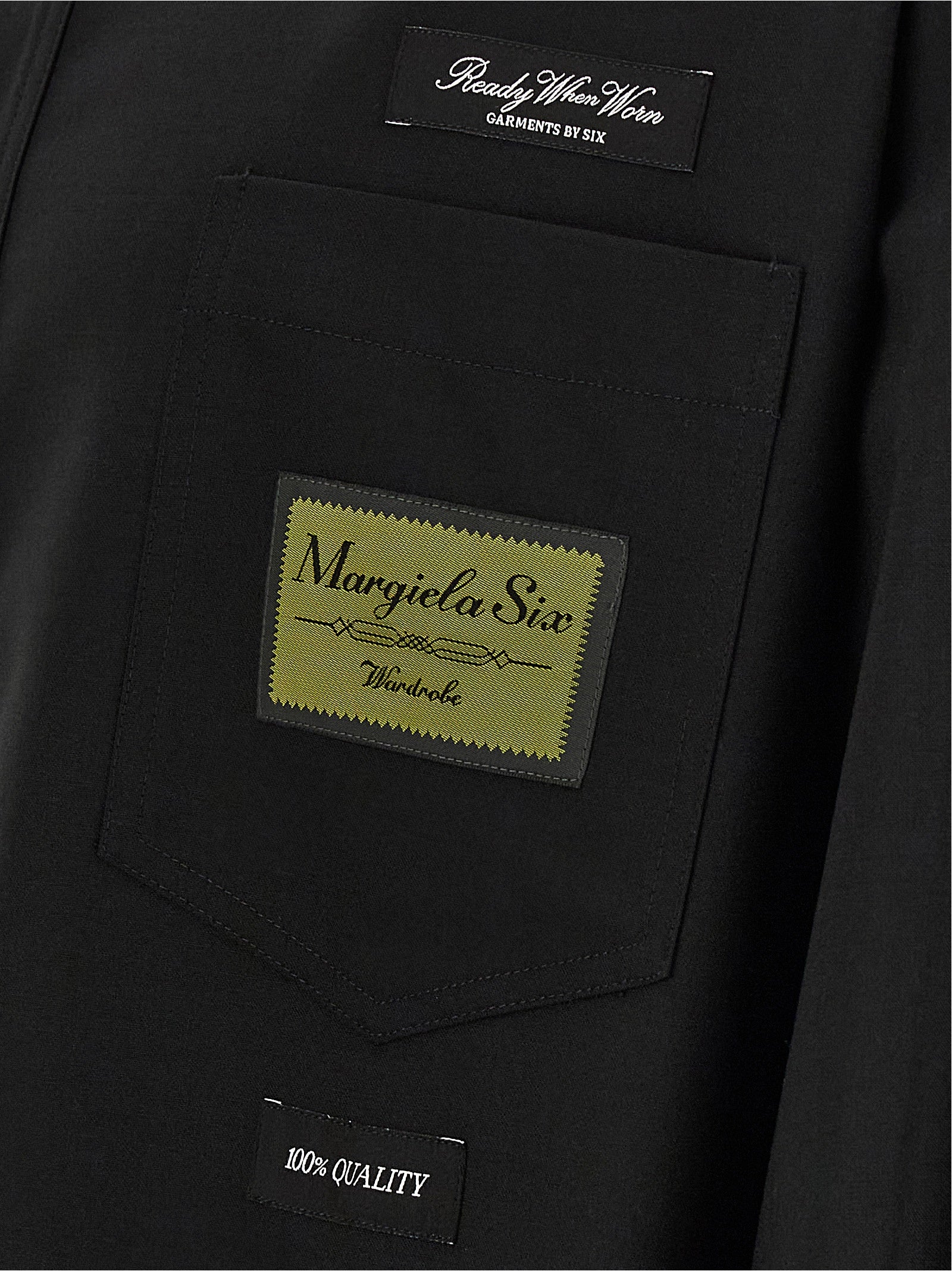 Mm6 Maison Margiela Jacquard Label Shirt