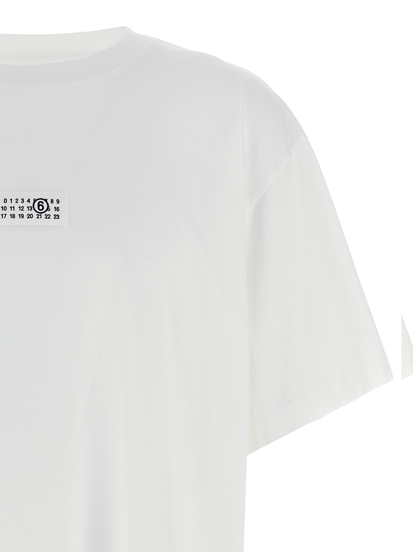 Mm6 Maison Margiela 'Numeric Signature Mm6' Patch T-Shirt