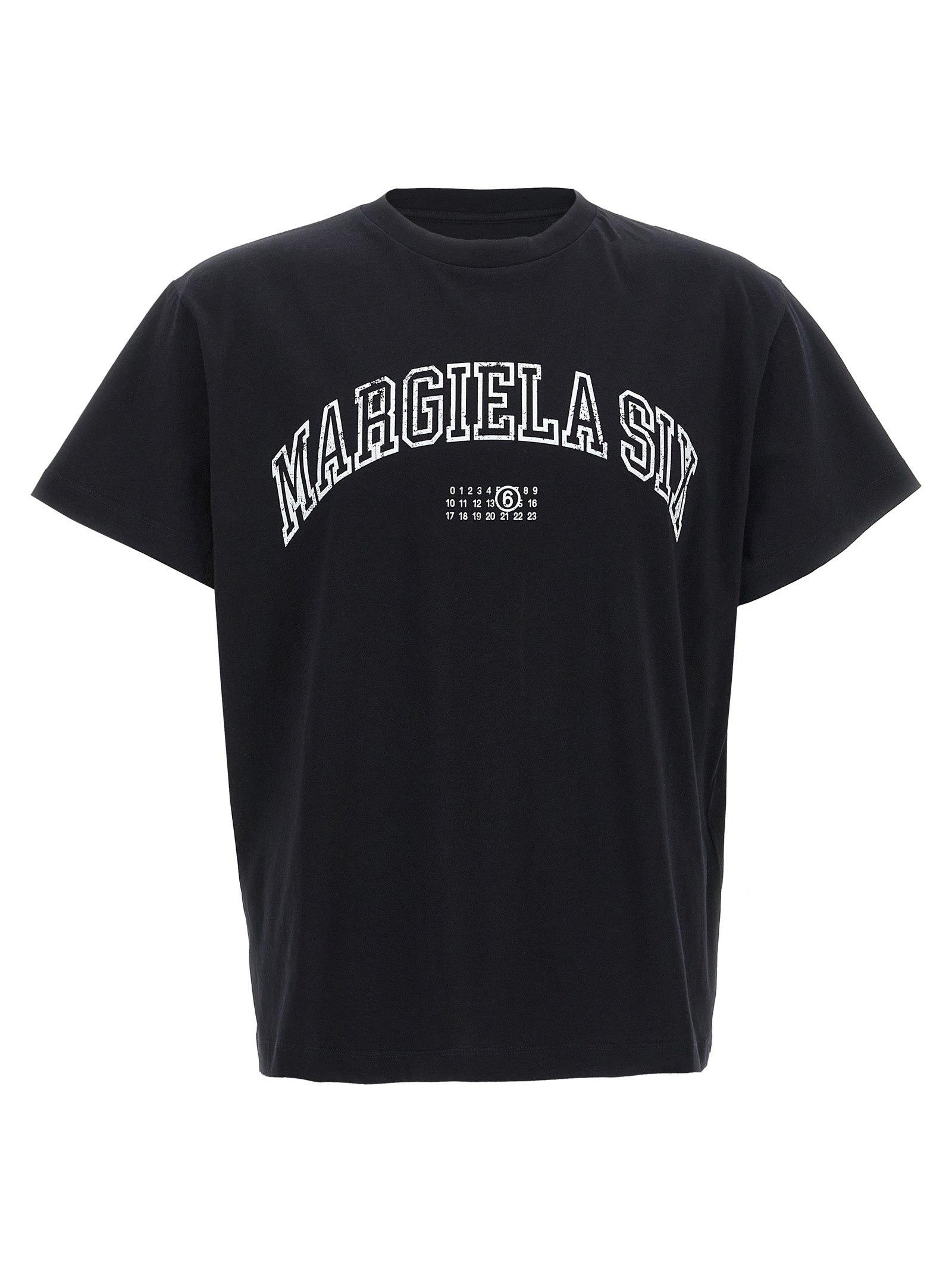 Mm6 Maison Margiela Logo Print T-Shirt