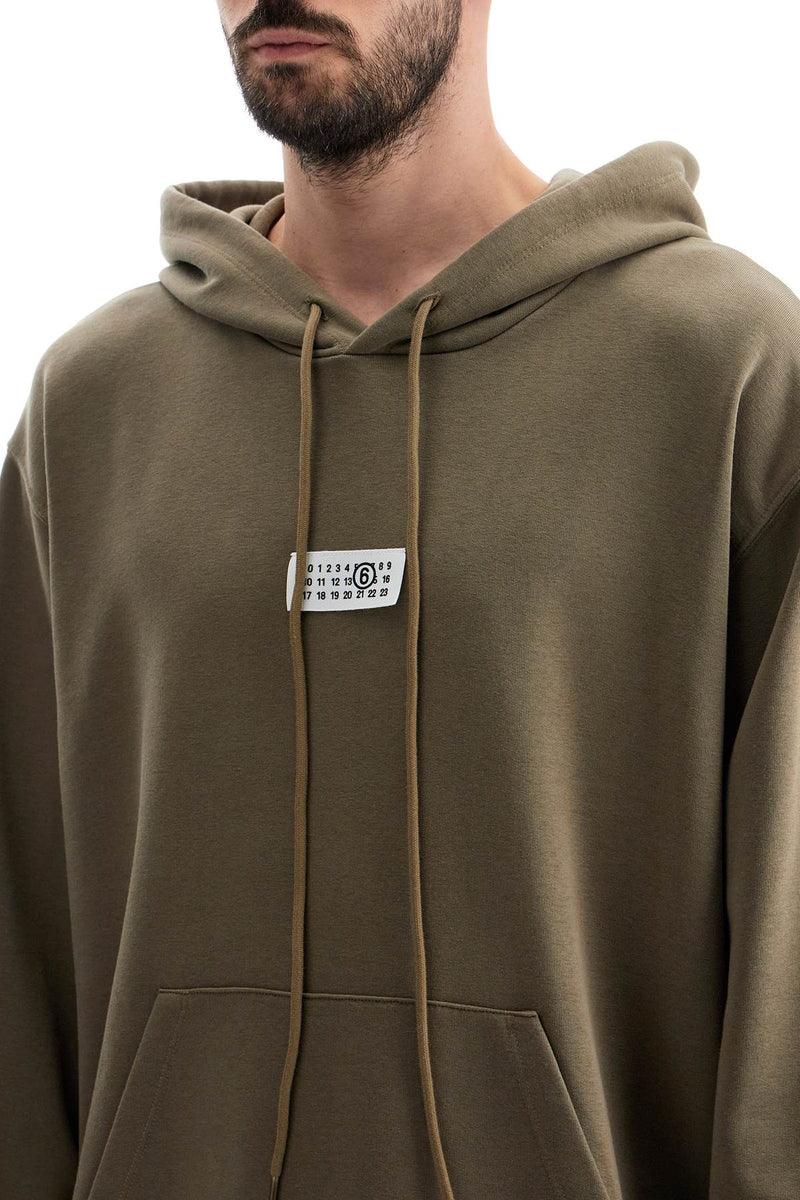 Maison Margiela Numeric Logo Sweatshirt With Seven Khaki