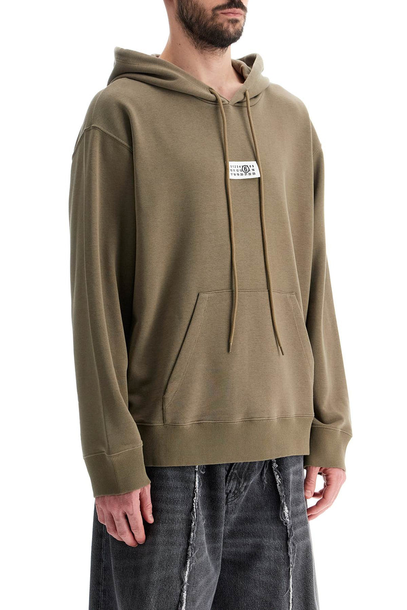 Maison Margiela Numeric Logo Sweatshirt With Seven Khaki