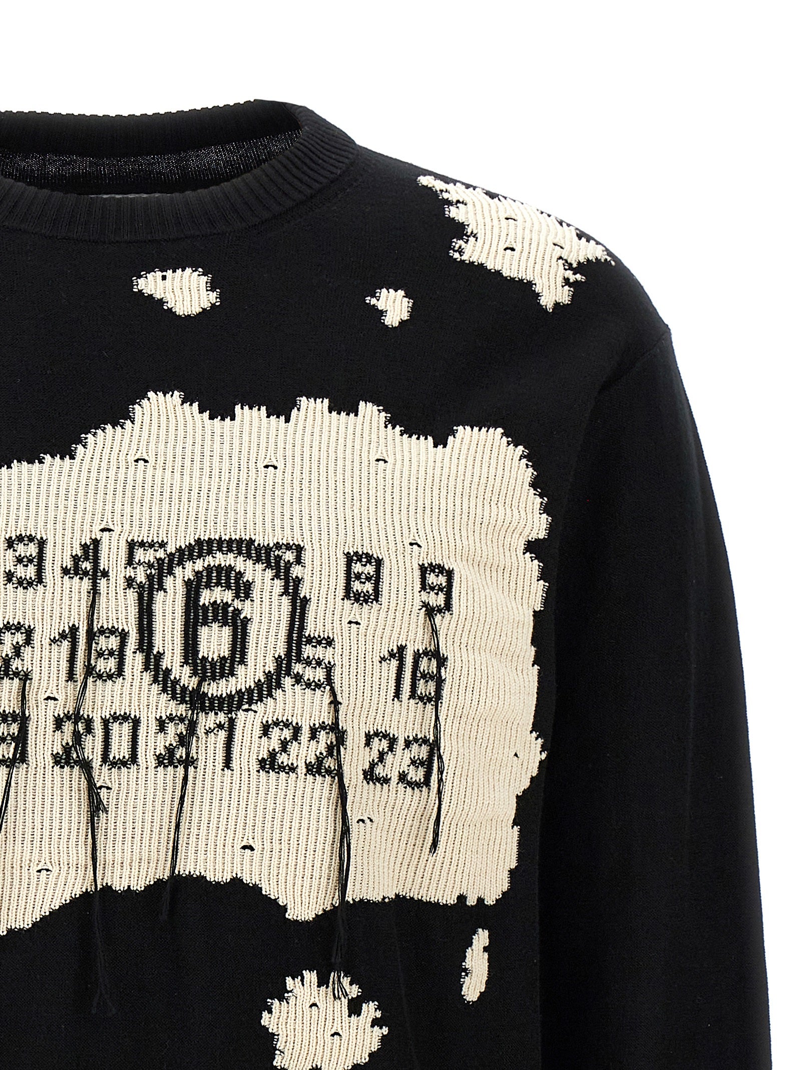 Mm6 Maison Margiela Intarsia Sweater