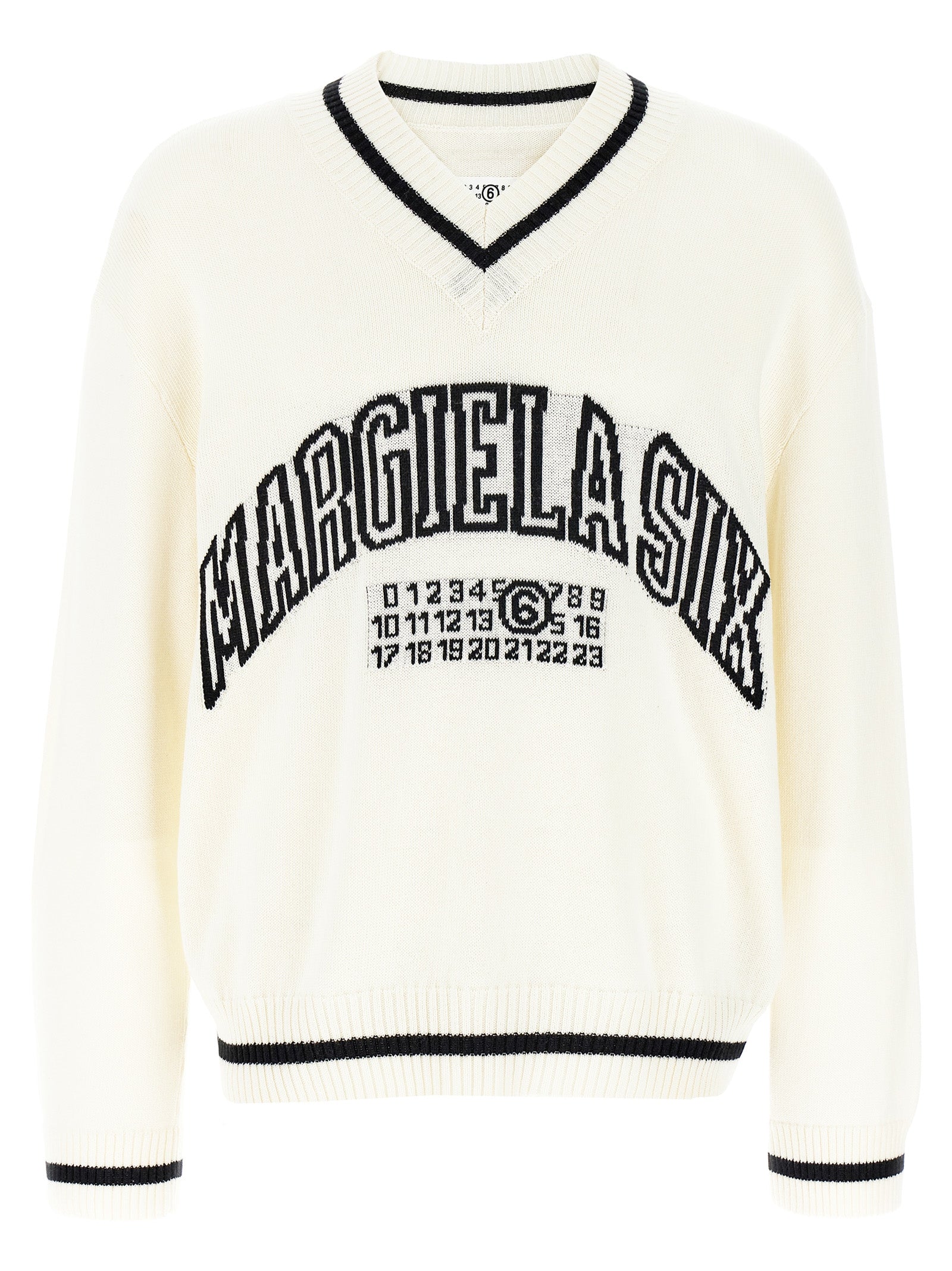 Mm6 Maison Margiela V-Neck Sweater