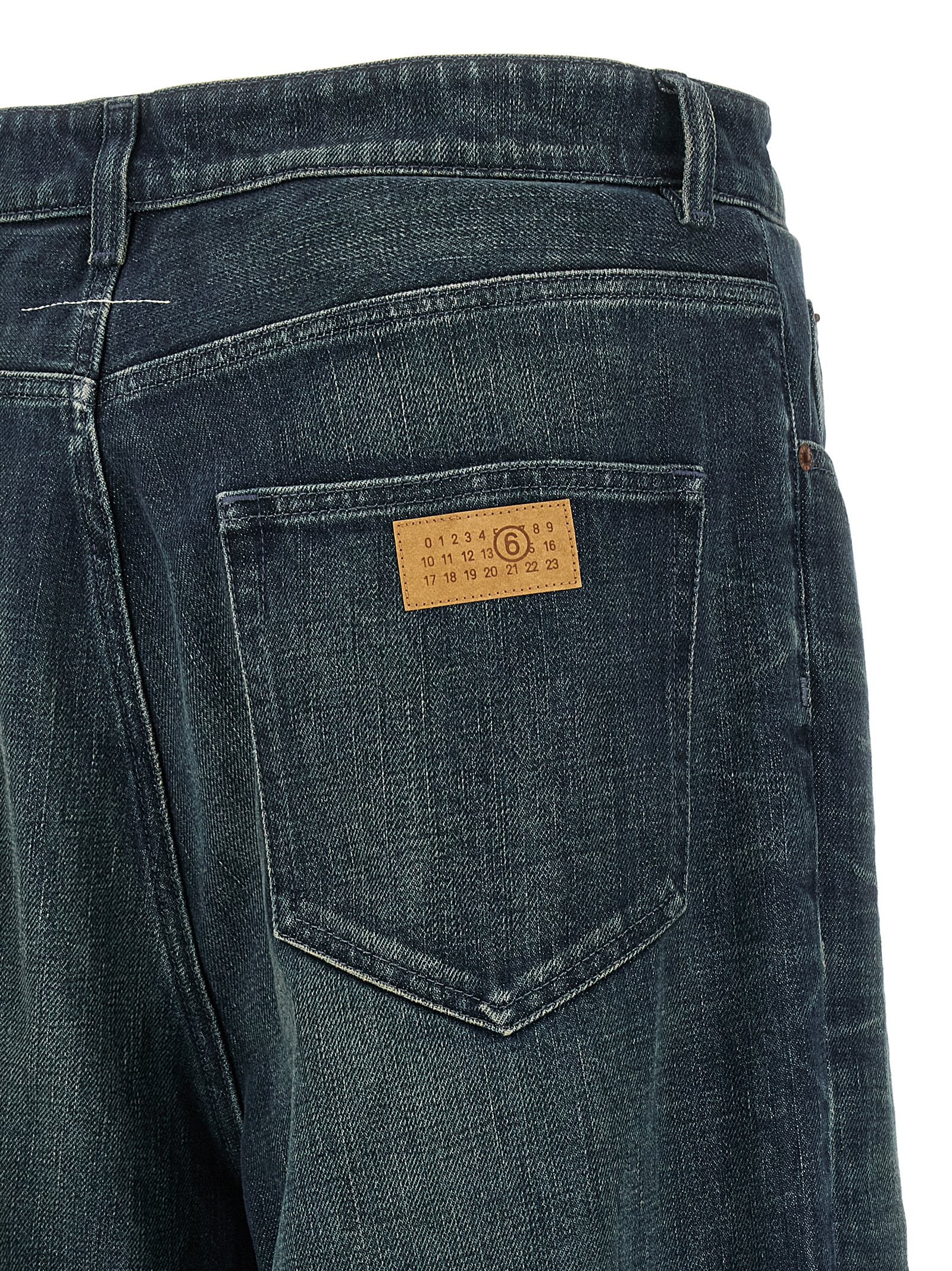 Mm6 Maison Margiela 'Numeric Signature Mm6' Jeans