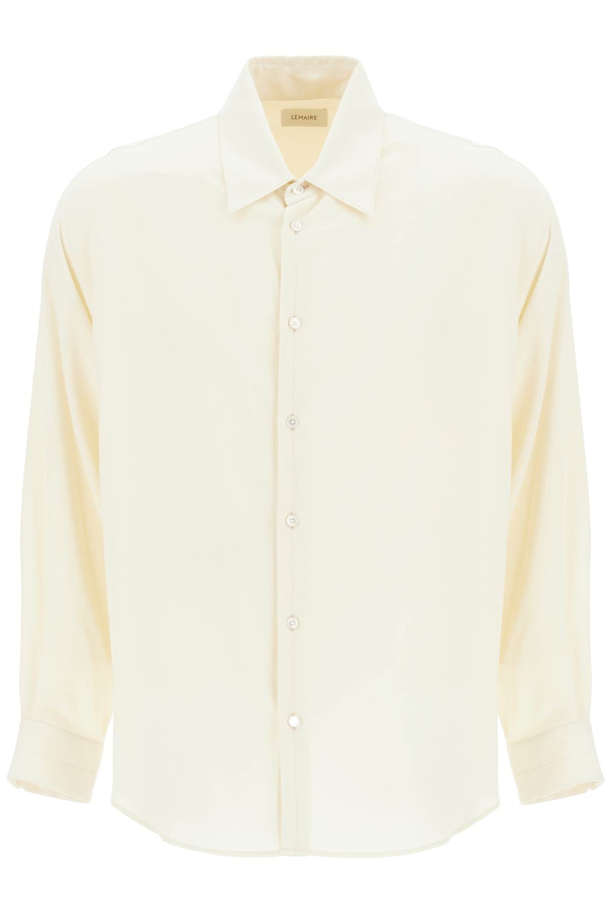 Lemaire Loose Fit Wool Blend Shirt