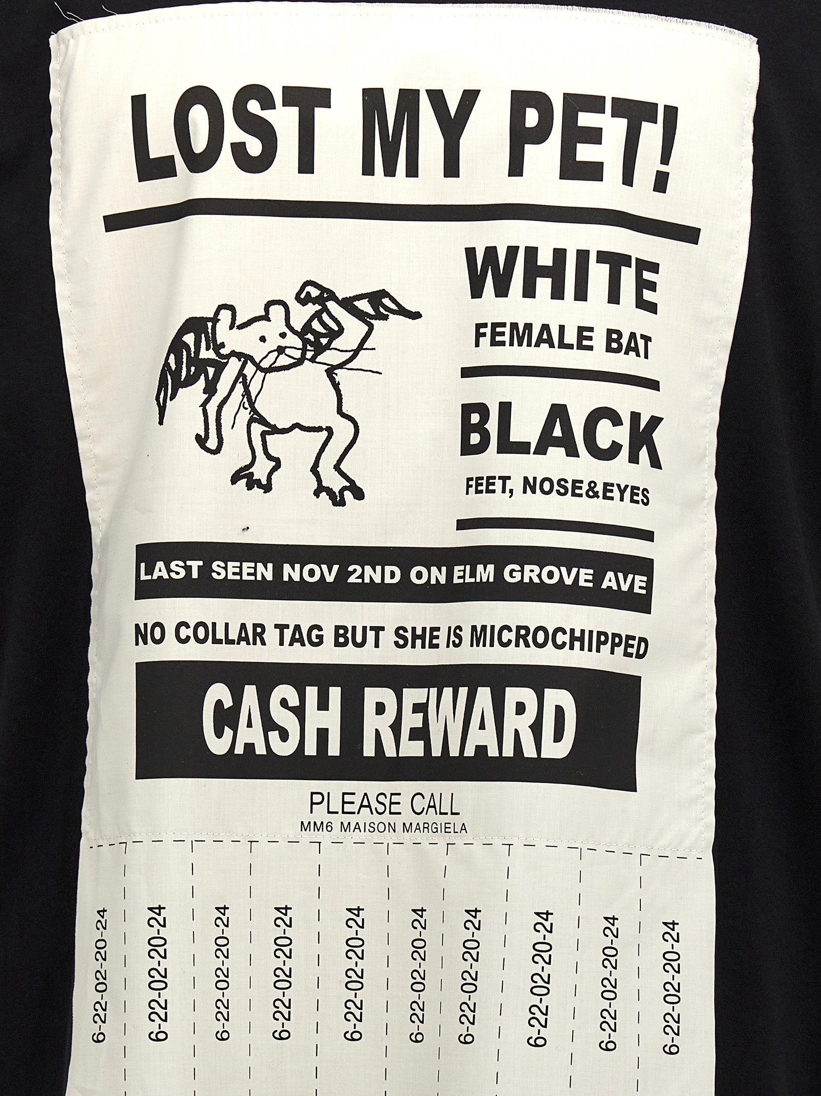 Mm6 Maison Margiela 'Lost My Pet!' T-Shirt