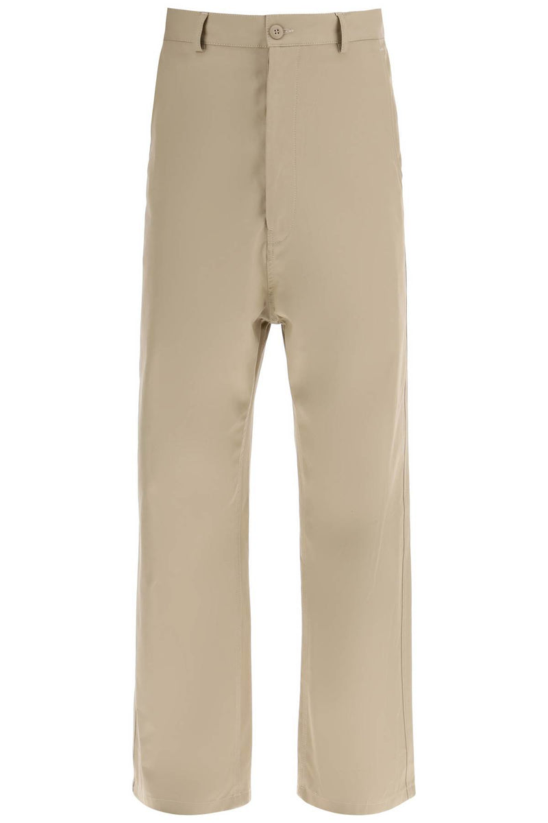 Maison Margiela Loose Straight Leg Pants With A Beige