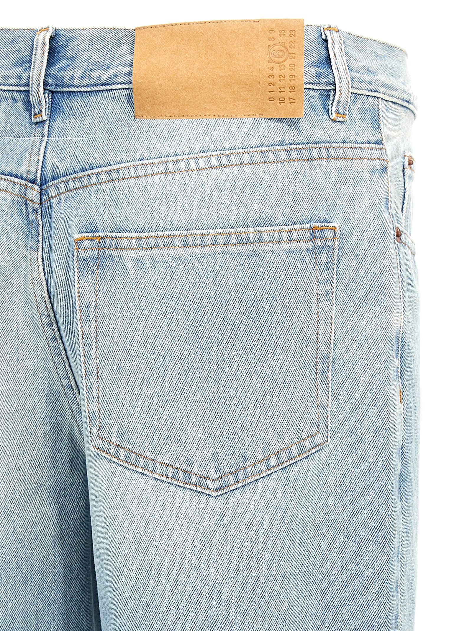 Mm6 Maison Margiela Knee Detail Jeans