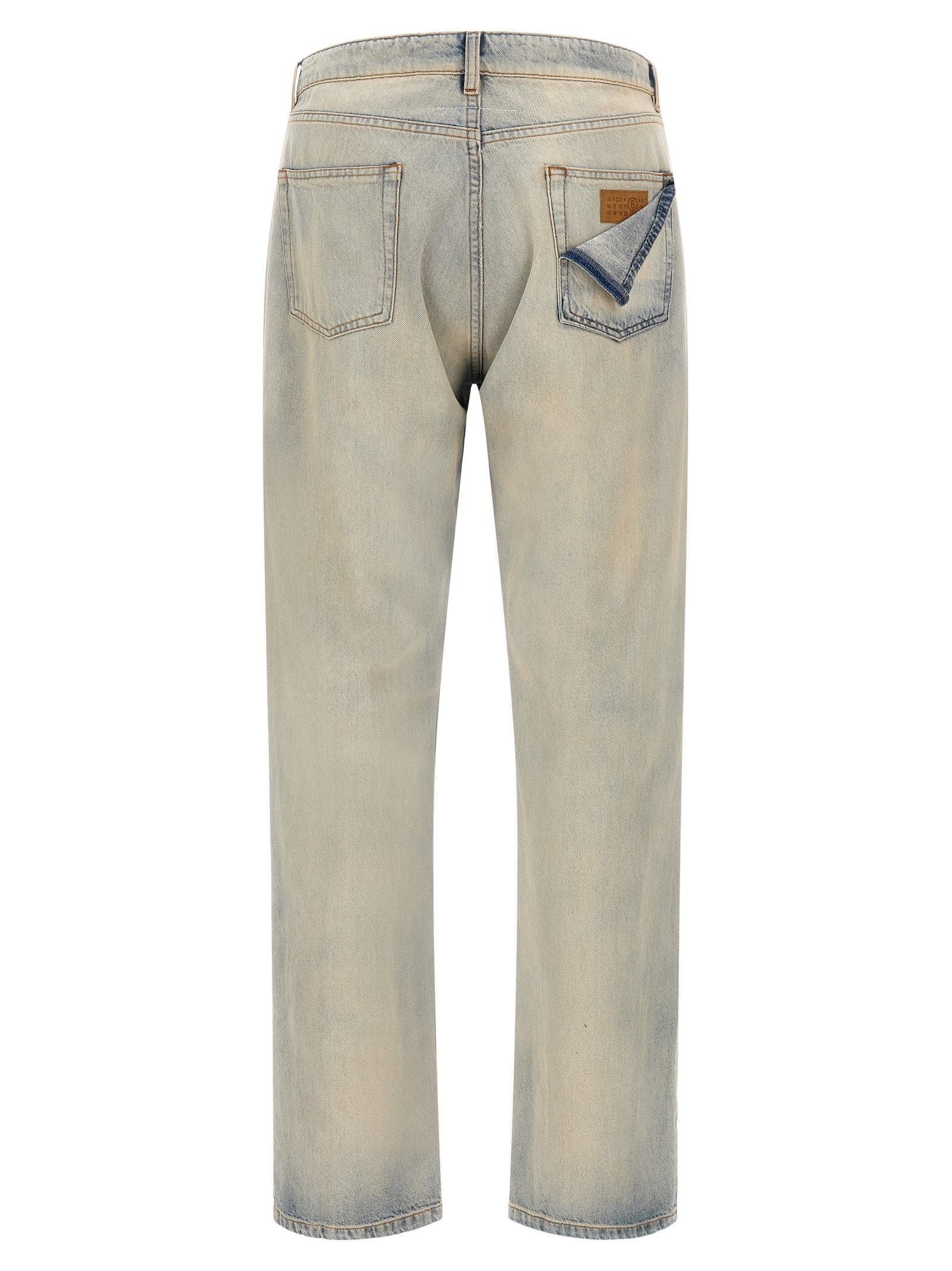 Mm6 Maison Margiela 'Numeric Signature Mm6' Jeans