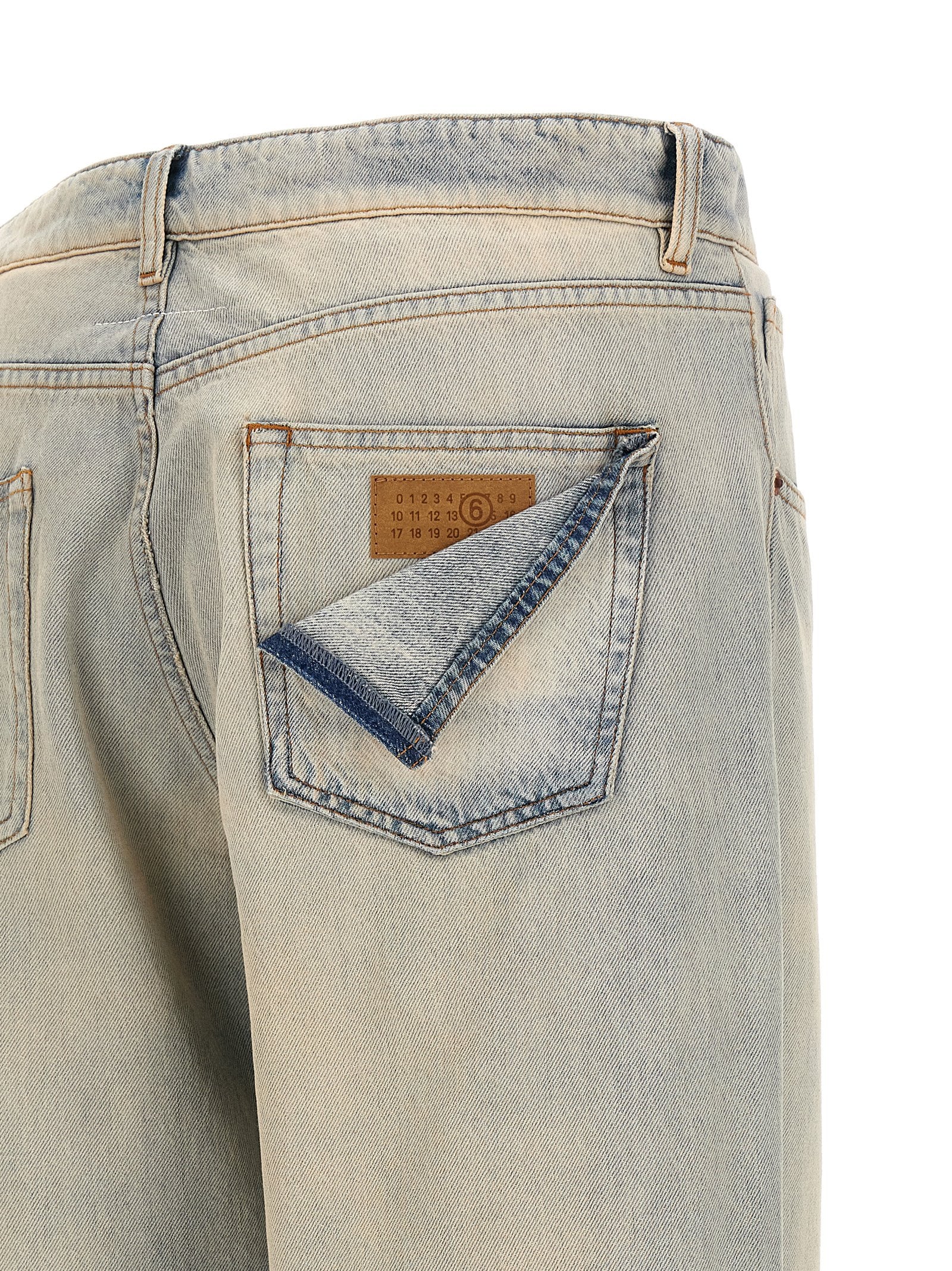 Mm6 Maison Margiela 'Numeric Signature Mm6' Jeans