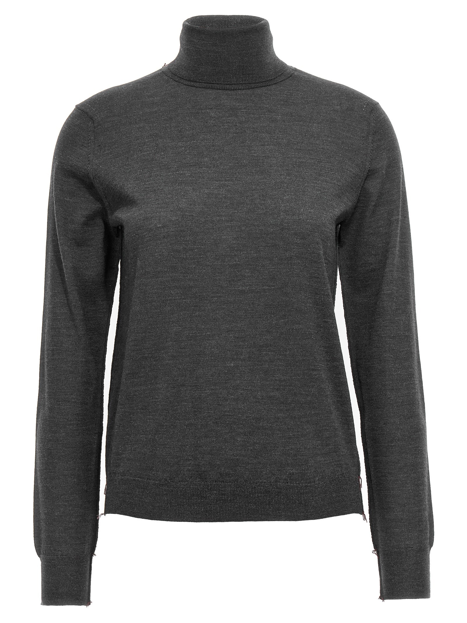 Maison Margiela 'Stitching' Wool Turtleneck Sweater