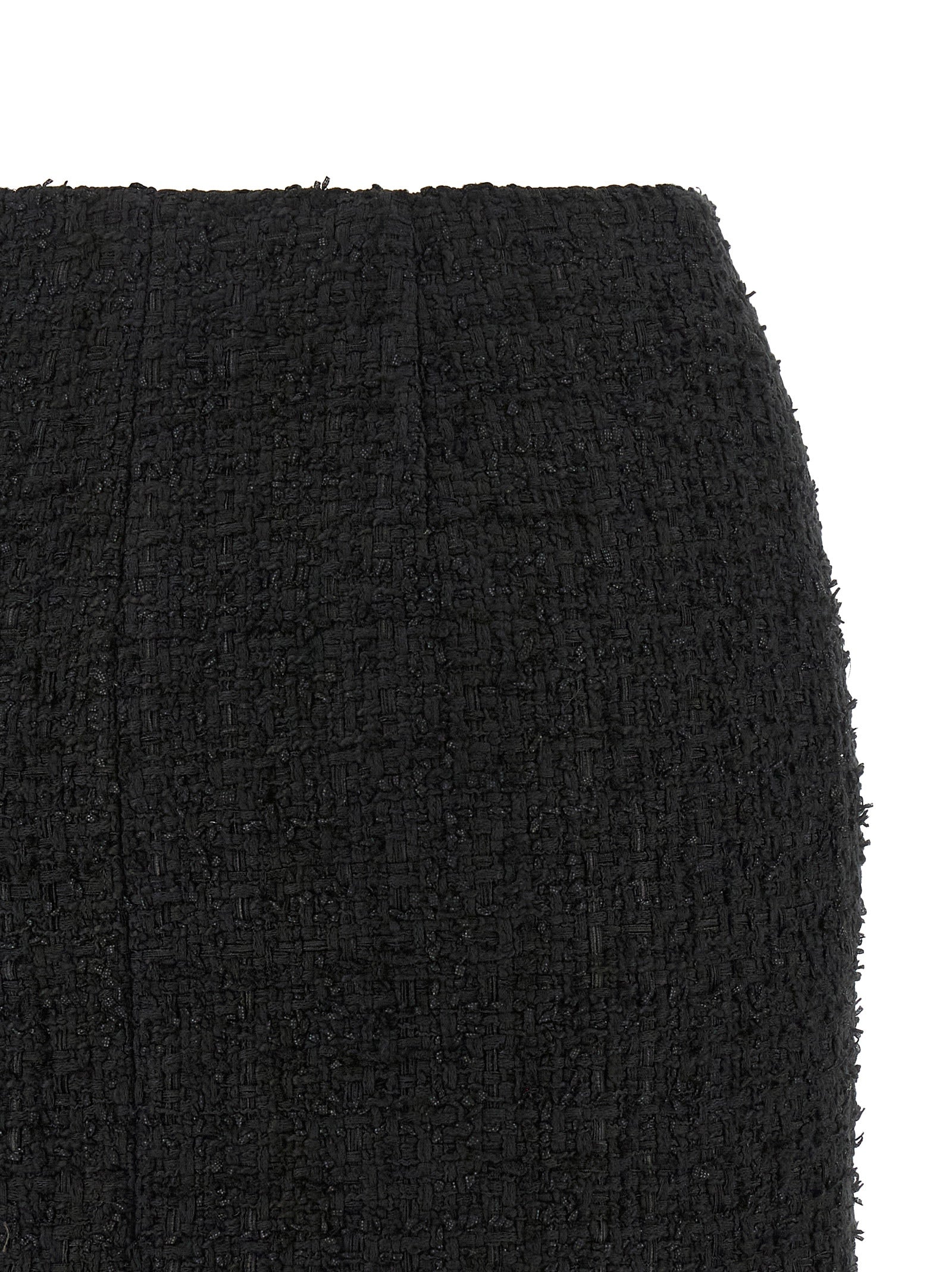 Balmain Embossed Button Detail Miniskirt