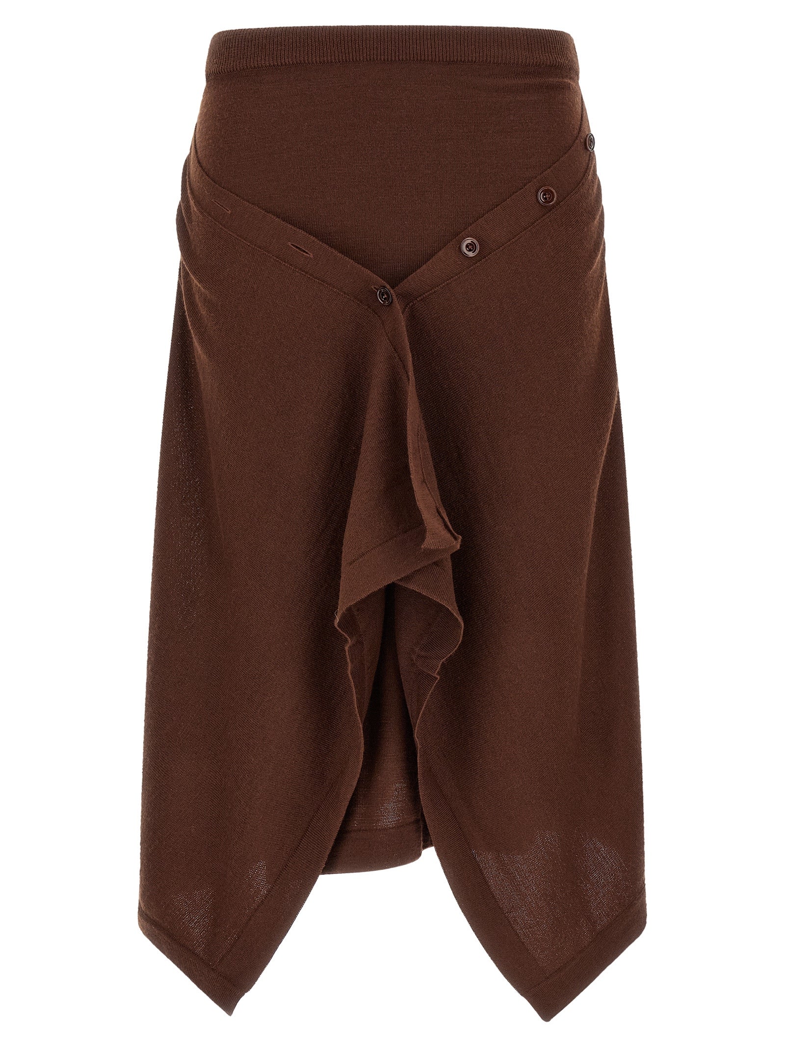 Lemaire Button Asymmetrical Skirt