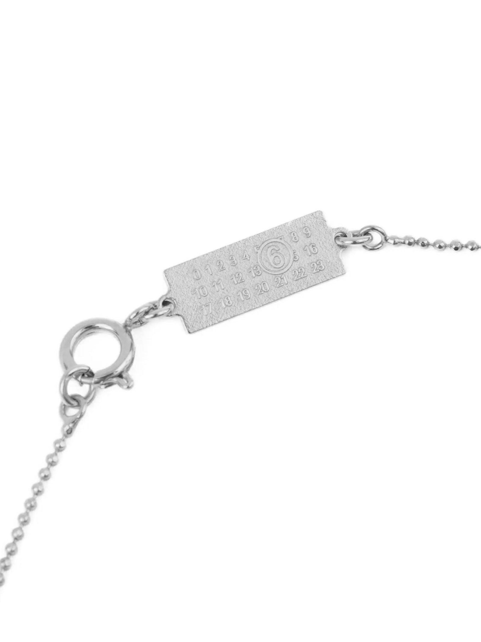 Mm6 Maison Margiela 'Anello Chevalière' Necklace