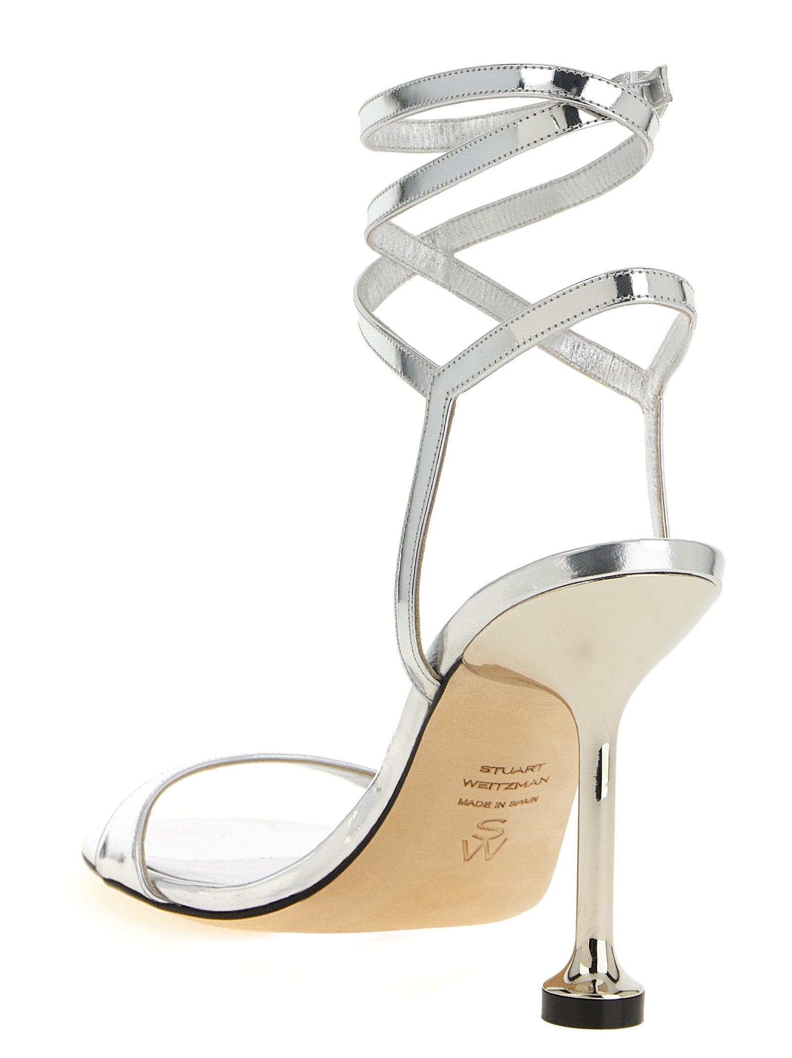 Stuart Weitzman 'Nudistini Wrap' Sandals