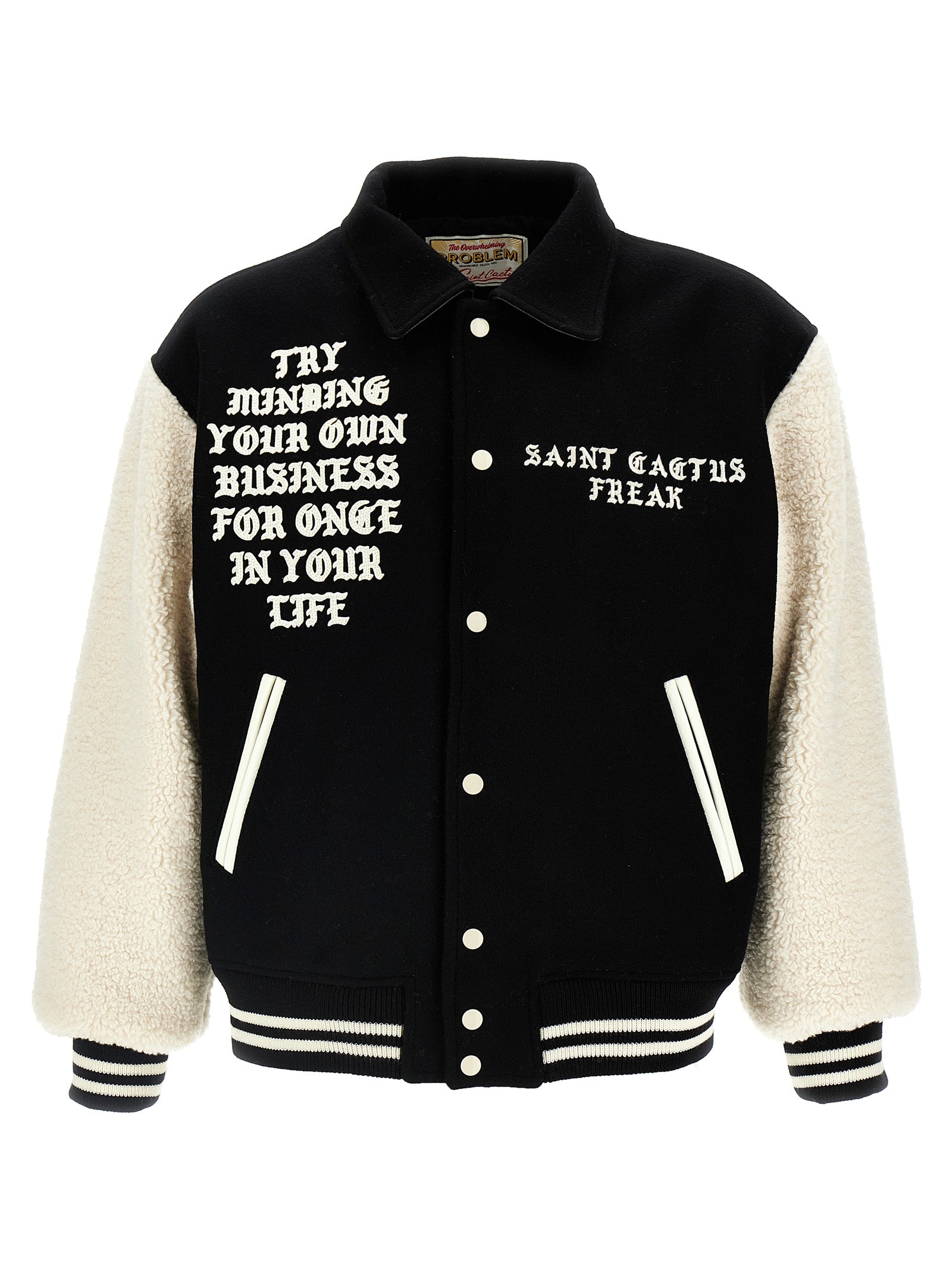 Saint Mxxxxxx 'Varsity' Bomber Jacket