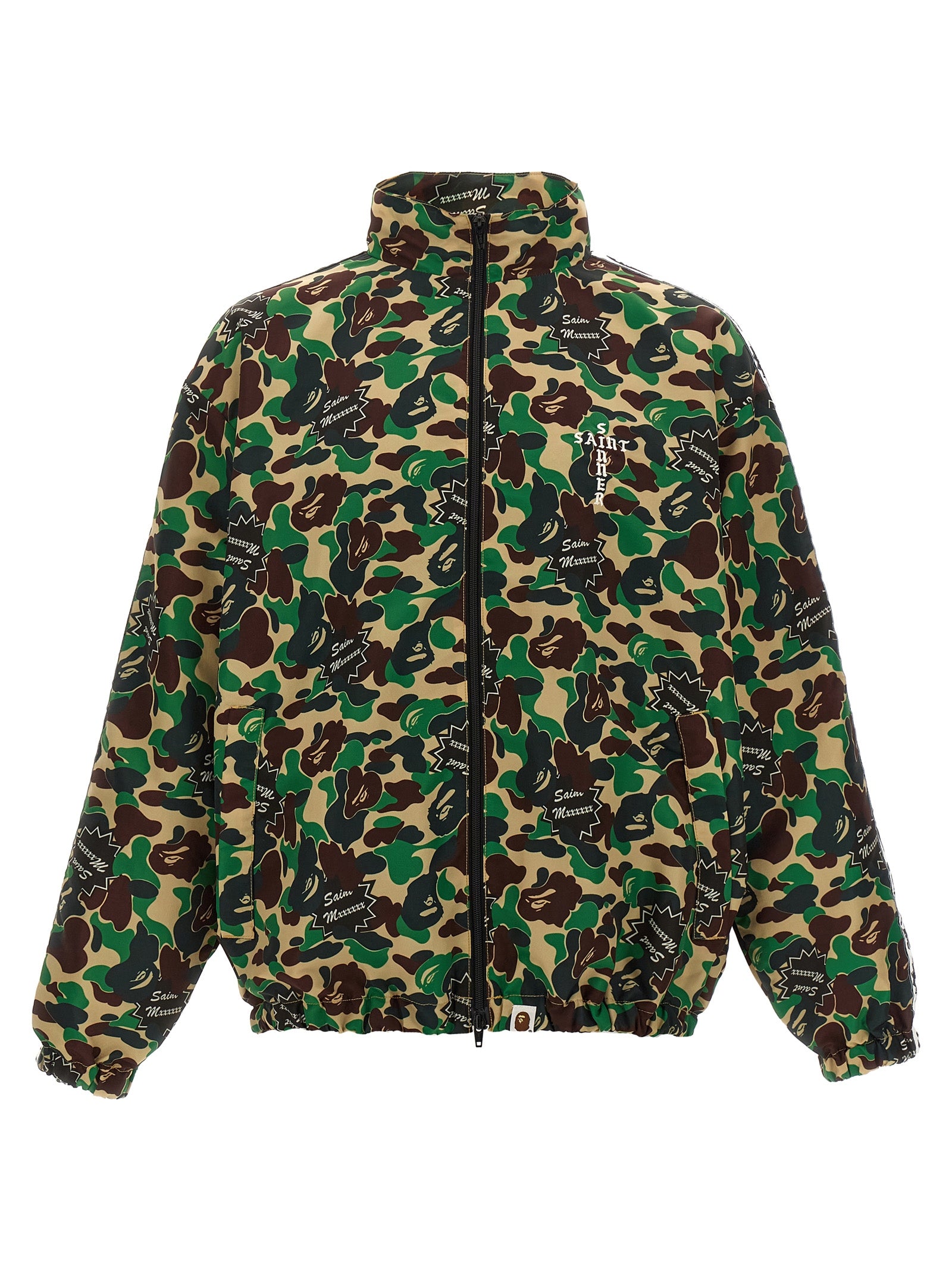 Saint Mxxxxxx Saint Michael X A Bathing Ape Sweatshirt