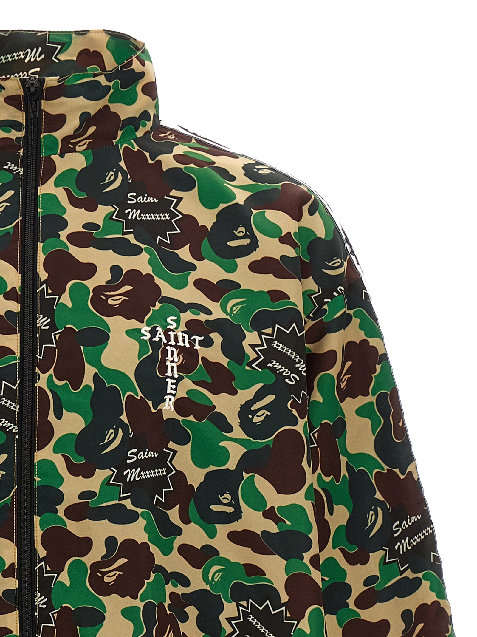 Saint Mxxxxxx Saint Michael X A Bathing Ape Sweatshirt