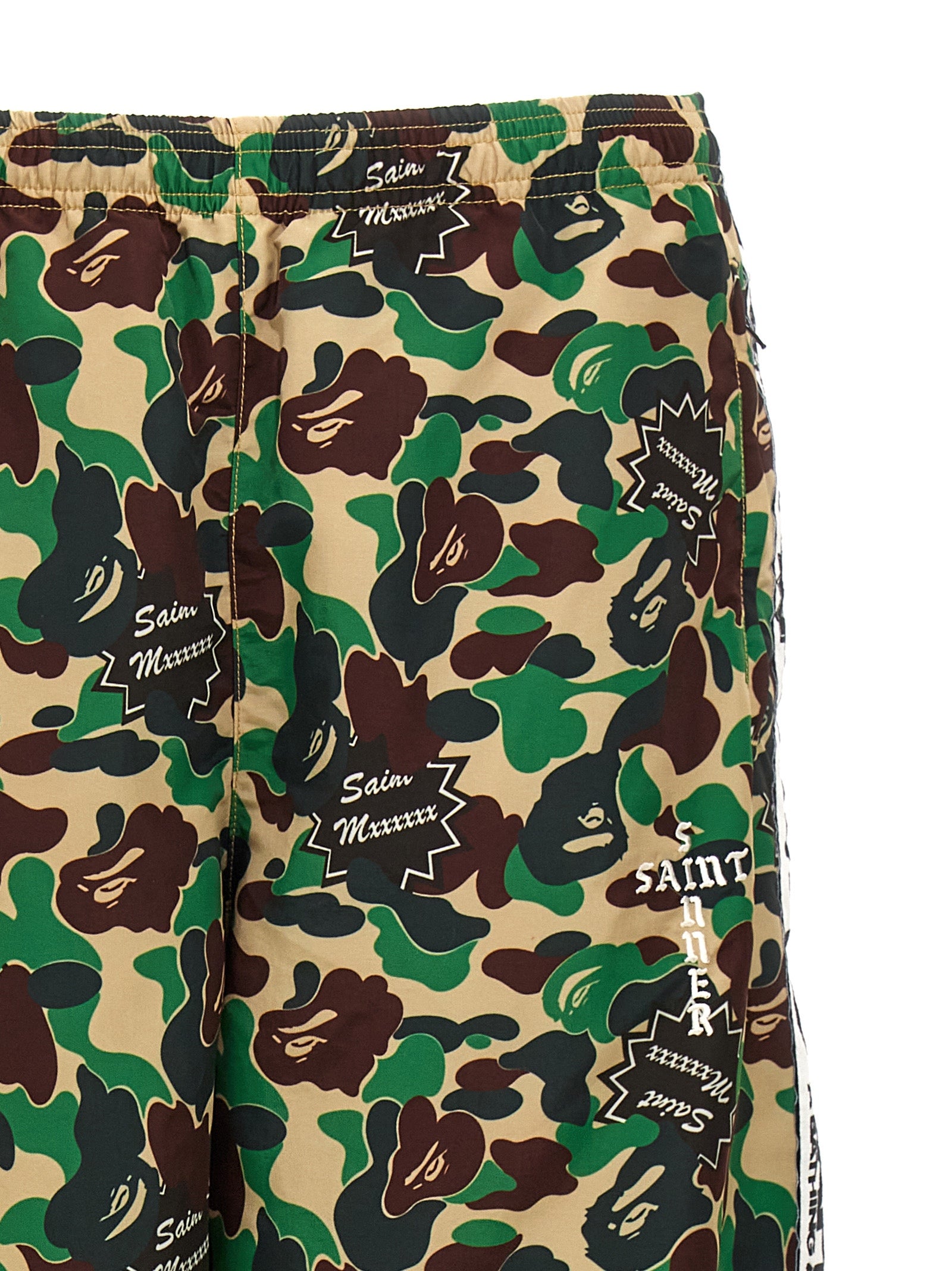 Saint Mxxxxxx Saint Michael X A Bathing Ape Joggers