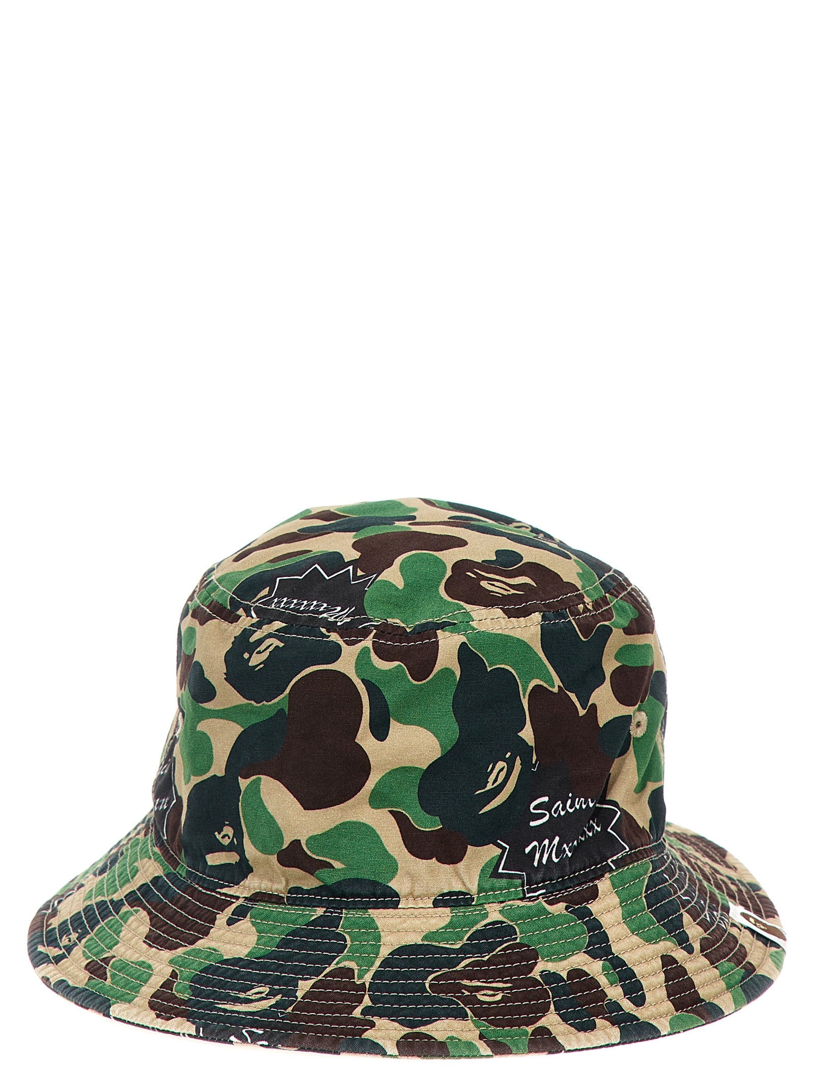 Saint Mxxxxxx Saint Michael X A Bathing Ape Bucket Hat