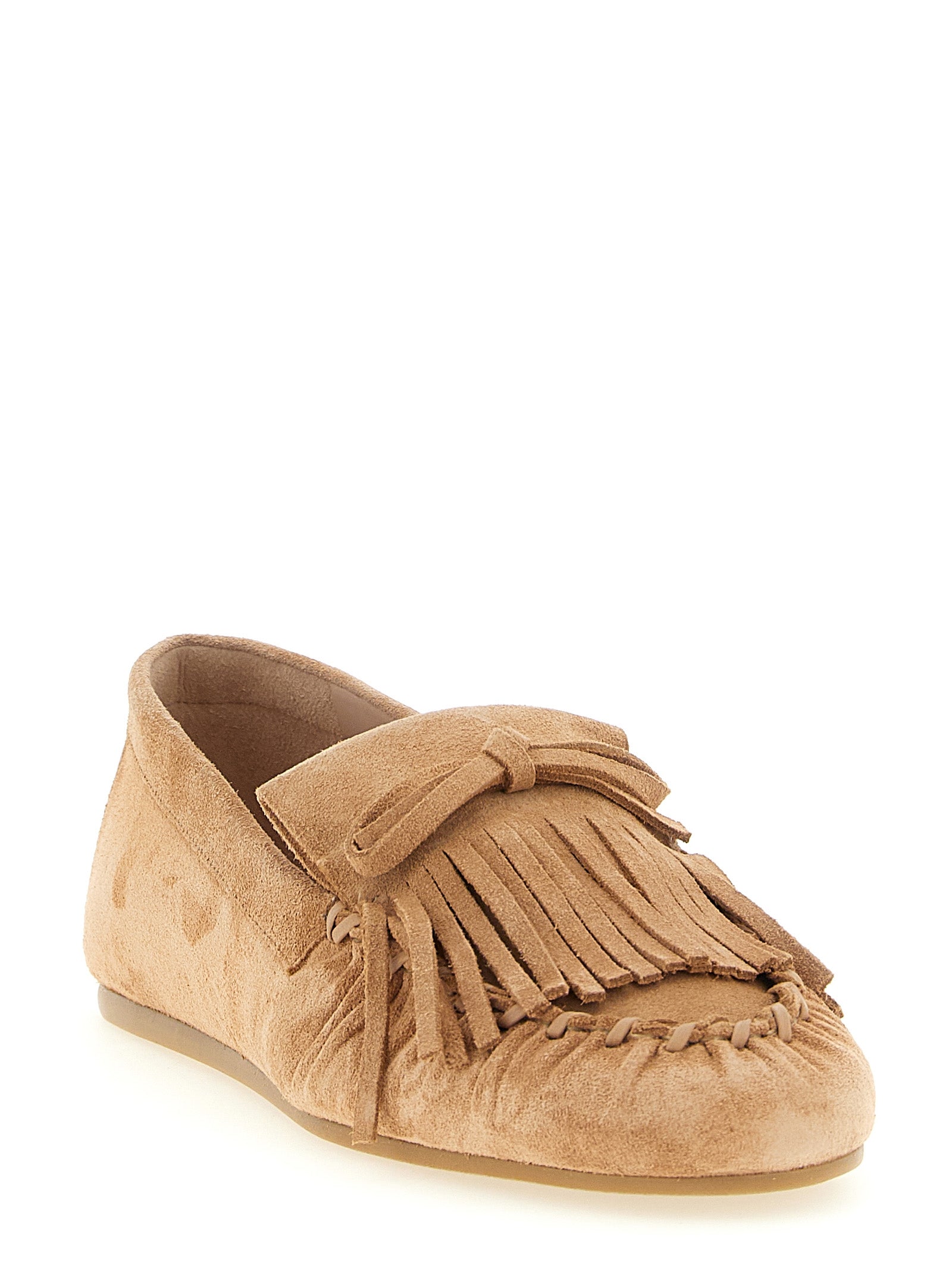 Stuart Weitzman 'Britt Fringe' Loafers