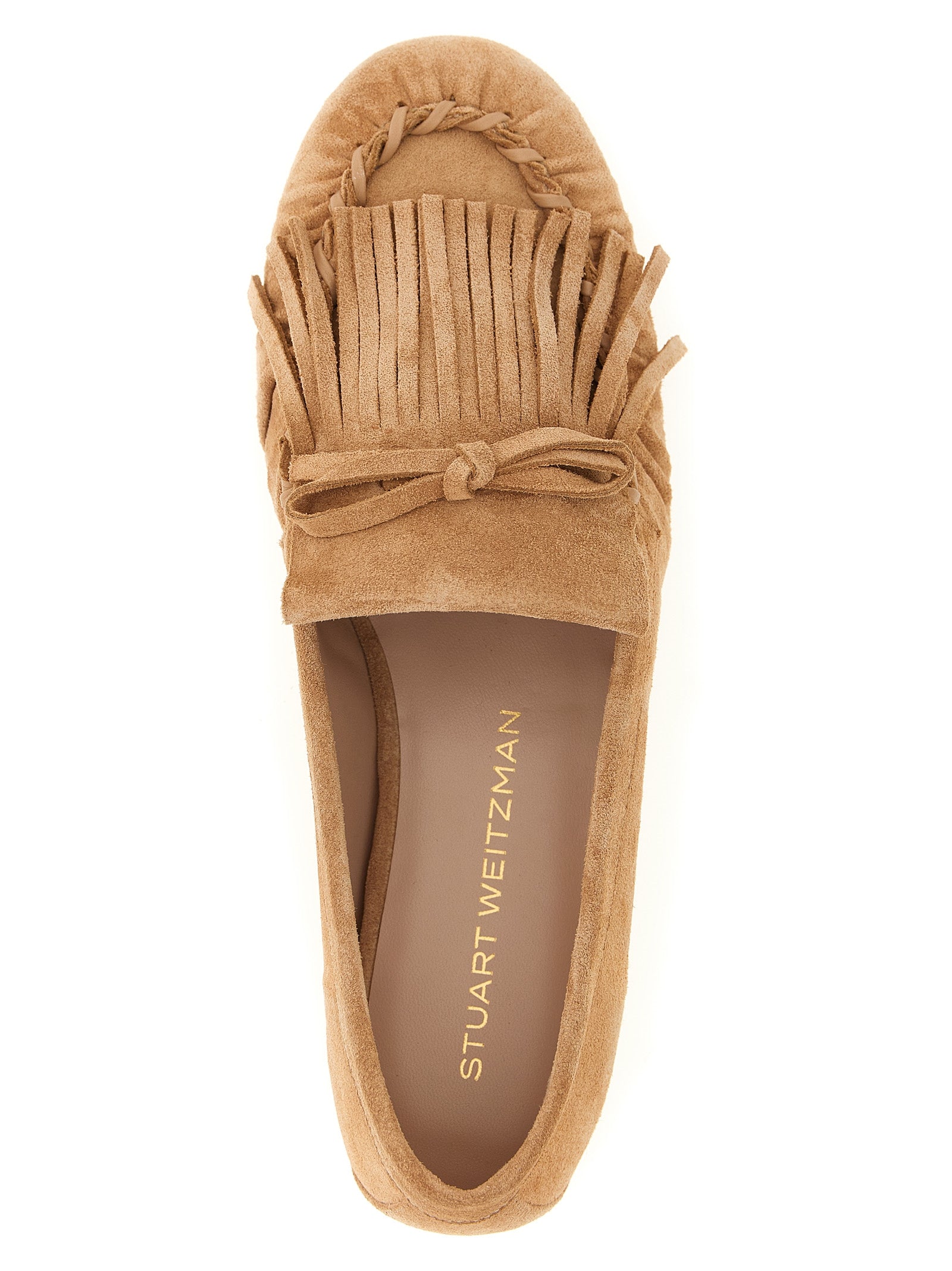 Stuart Weitzman 'Britt Fringe' Loafers